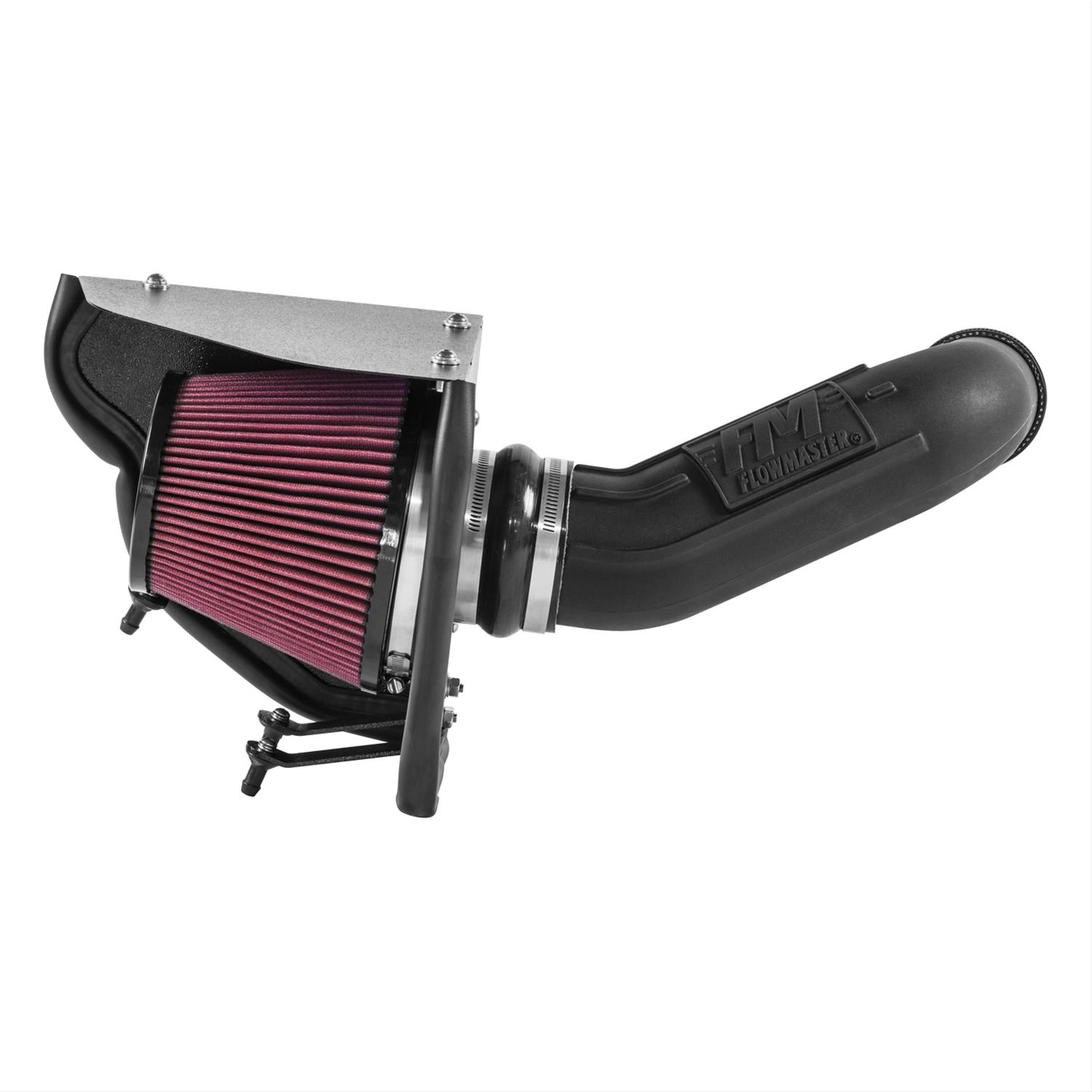 Flowmaster Delta Force Cold Air Intake Kits 615142 Intake, Air, Red Filter, Black Polyethylene Tube, Jeep, 3.8L, Kit thumbnail 2