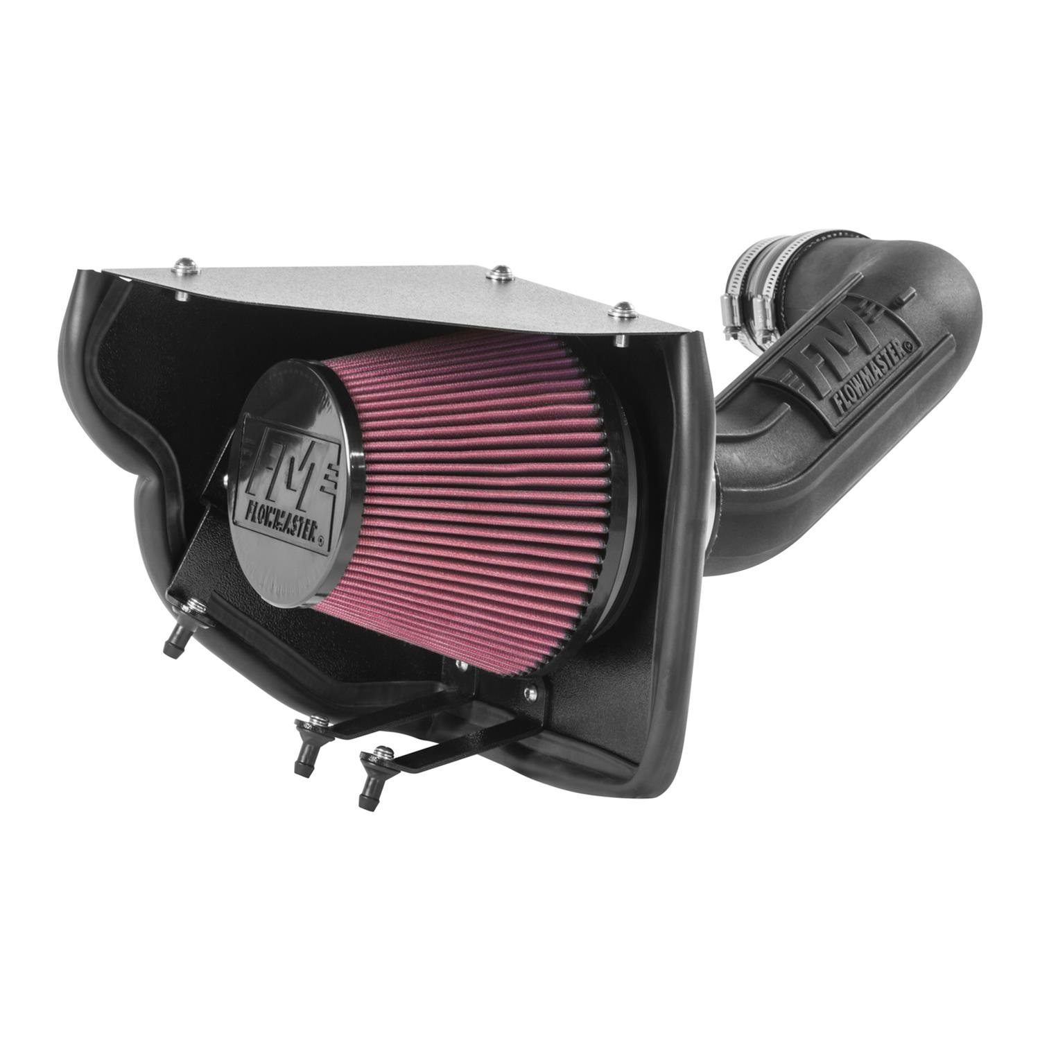 Flowmaster Delta Force Cold Air Intake Kits 615142 Intake, Air, Red Filter, Black Polyethylene Tube, Jeep, 3.8L, Kit