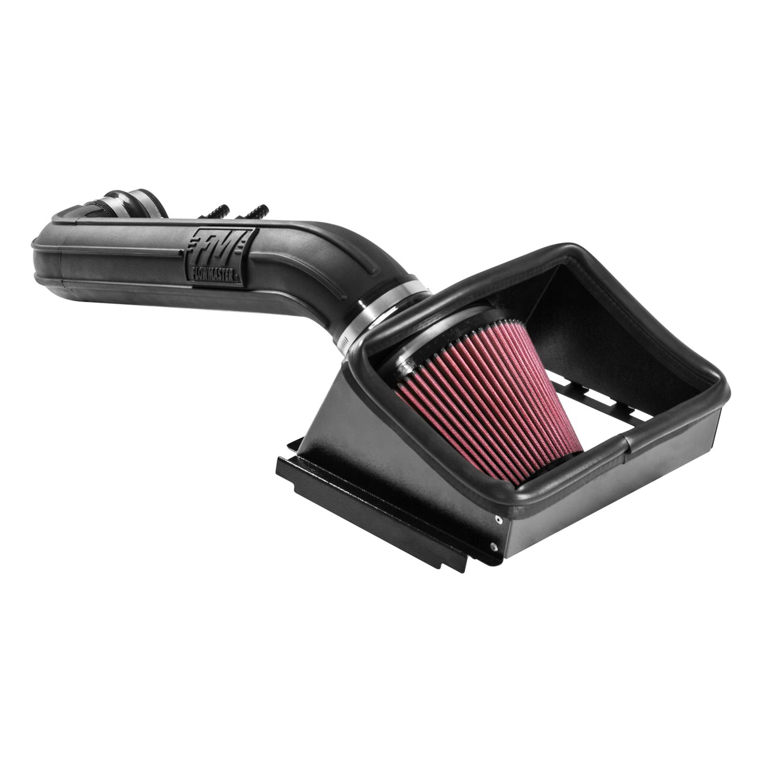 Flowmaster Delta Force Cold Air Intake Kits 615147 Intake, Black Plastic Tube, Red Filter, Ford, V8, Kit