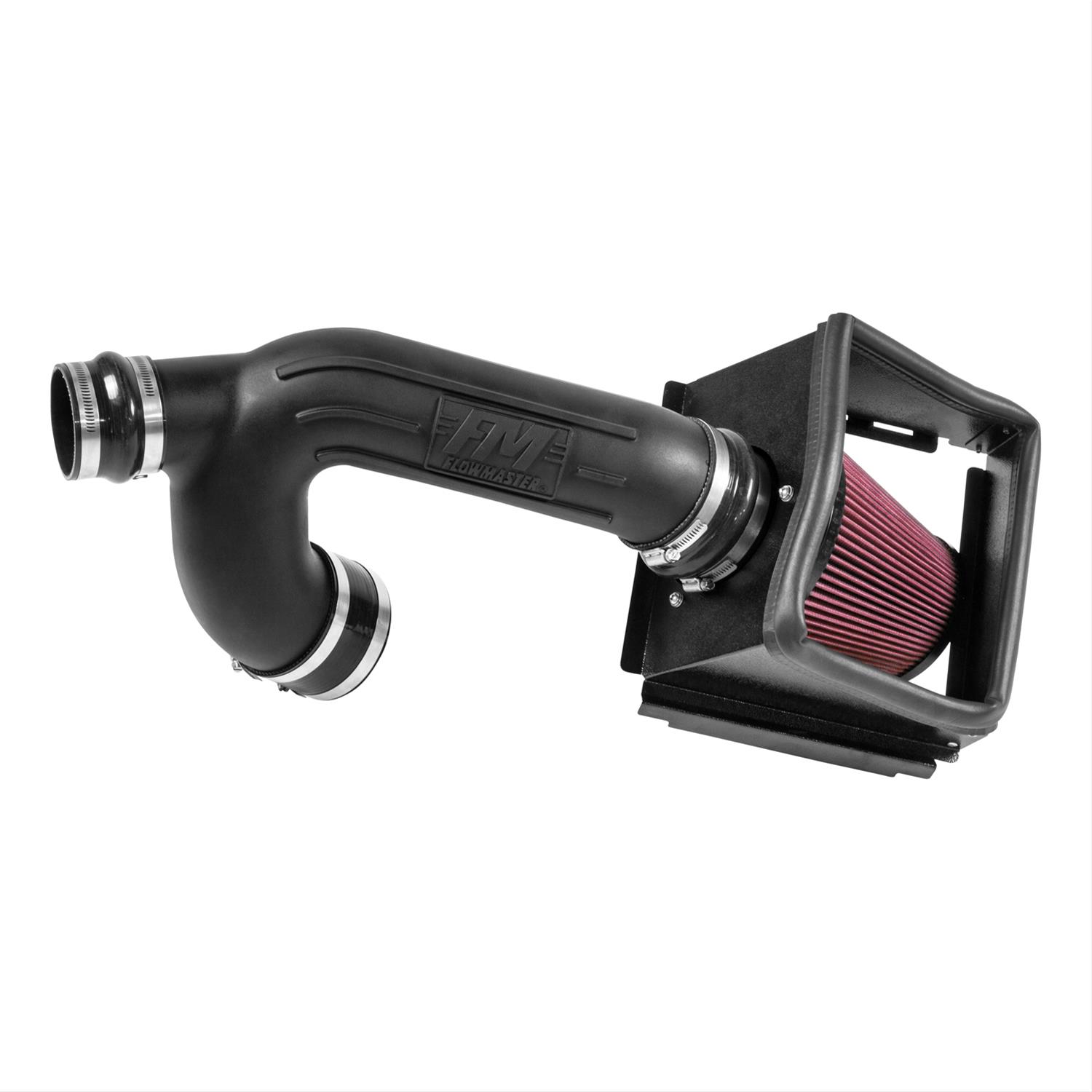 Flowmaster Delta Force Cold Air Intake Kits 615157 Intake, Black Plastic Tube, Red Filter, Ford, V6, Kit thumbnail 2