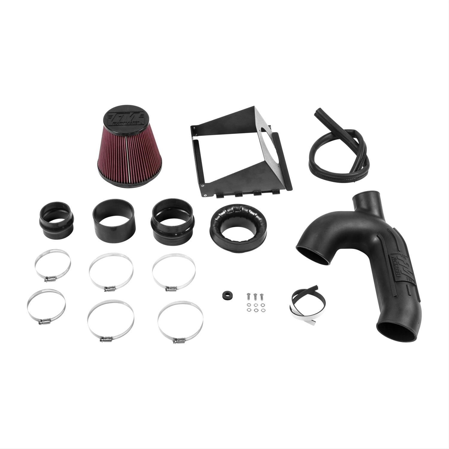 Flowmaster Delta Force Cold Air Intake Kits 615157 Intake, Black Plastic Tube, Red Filter, Ford, V6, Kit thumbnail 3