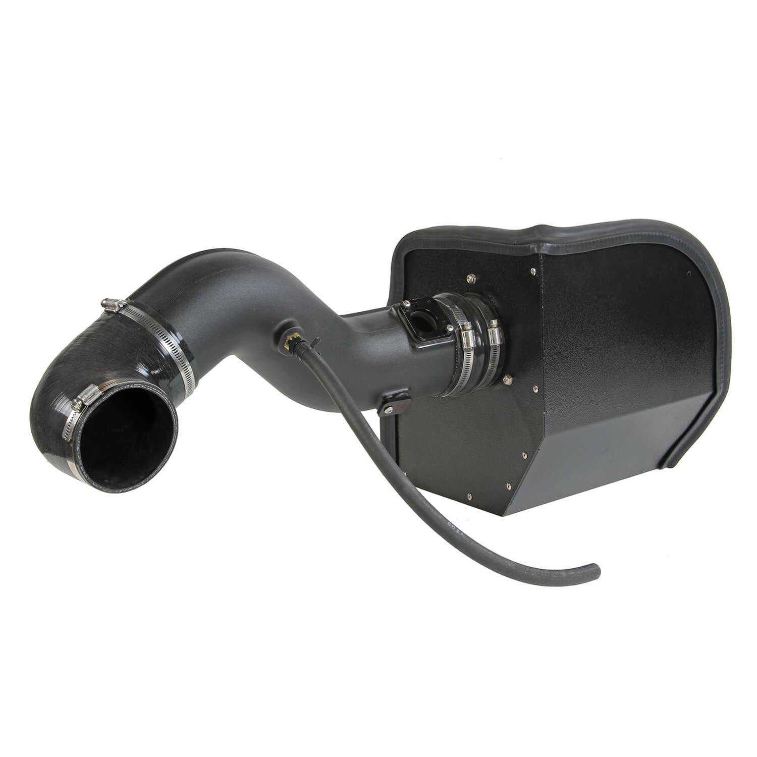 Flowmaster Delta Force Cold Air Intake Kits 615158 Intake, Air, Red Filter, Black Polyethylene Tube, Chevy, GMC, 6.0L, Kit thumbnail 6
