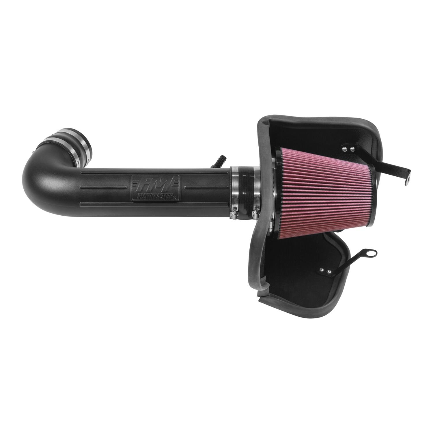 Flowmaster Delta Force Cold Air Intake Kits for 2011-2025 DURANGO, 2011-2021 GRAND CHEROKEE - 615182 Intake, Air, Red Filter, Black Polyethylene Tube, Dodge, Jeep, Kit thumbnail 4