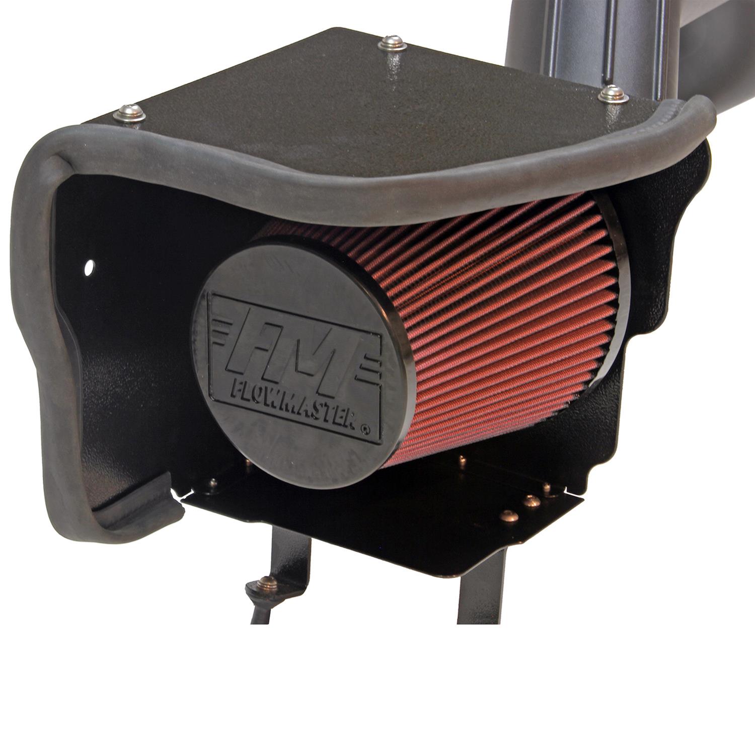Flowmaster Delta Force Cold Air Intake Kits 615185 Kit, Air, Black, Polyethylene Tube, Red, Cotton Gauze Filter, Jeep, JL, Kit thumbnail 4