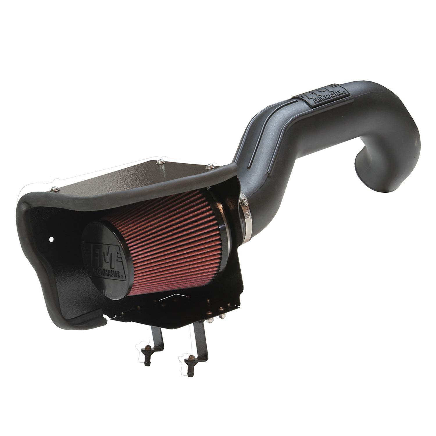 Flowmaster Delta Force Cold Air Intake Kits 615185 Kit, Air, Black, Polyethylene Tube, Red, Cotton Gauze Filter, Jeep, JL, Kit thumbnail 6