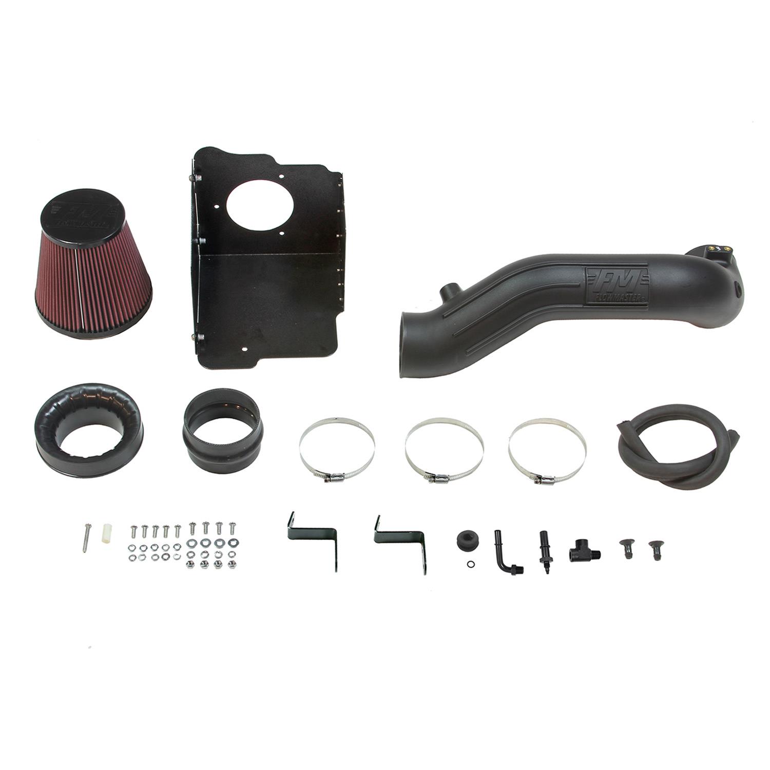 Flowmaster Delta Force Cold Air Intake Kits 615185 Kit, Air, Black, Polyethylene Tube, Red, Cotton Gauze Filter, Jeep, JL, Kit thumbnail 7