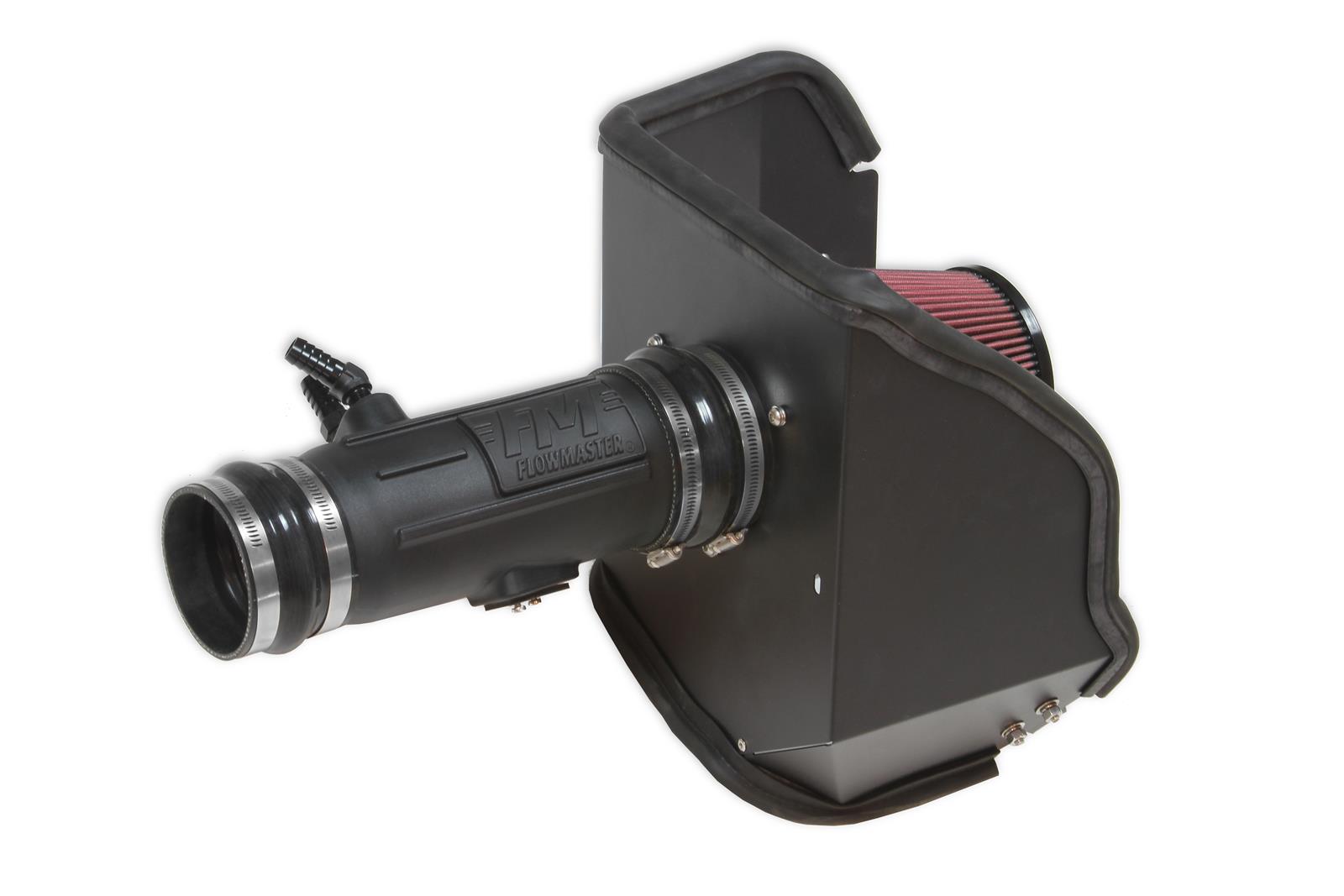 Flowmaster Delta Force Cold Air Intake Kits 615198 Intake, Air, Red Filter, Black Polyethylene Tube, Nissan, Kit thumbnail 5