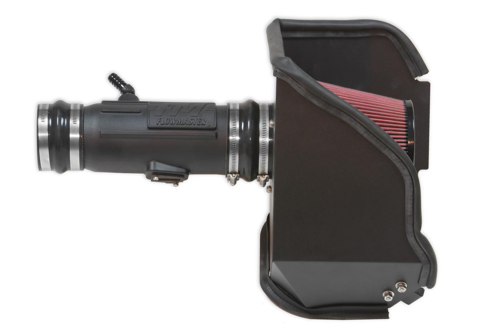 Flowmaster Delta Force Cold Air Intake Kits 615198 Intake, Air, Red Filter, Black Polyethylene Tube, Nissan, Kit thumbnail 4
