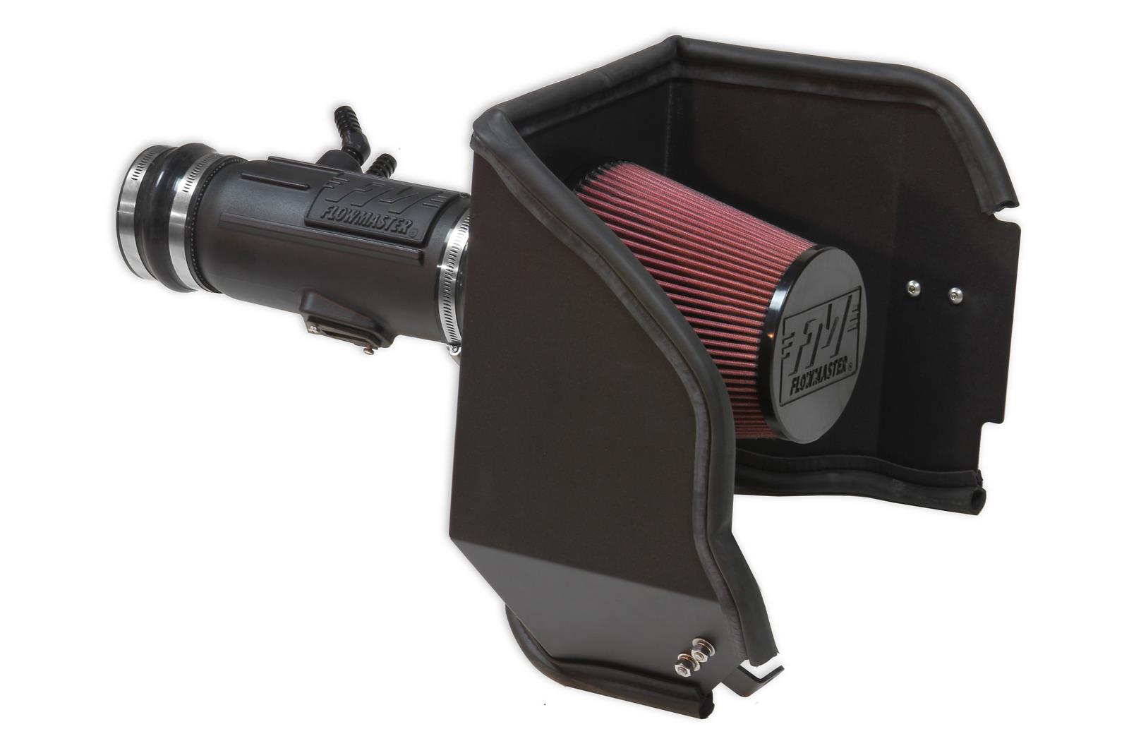 Flowmaster Delta Force Cold Air Intake Kits 615198 Intake, Air, Red Filter, Black Polyethylene Tube, Nissan, Kit thumbnail 3