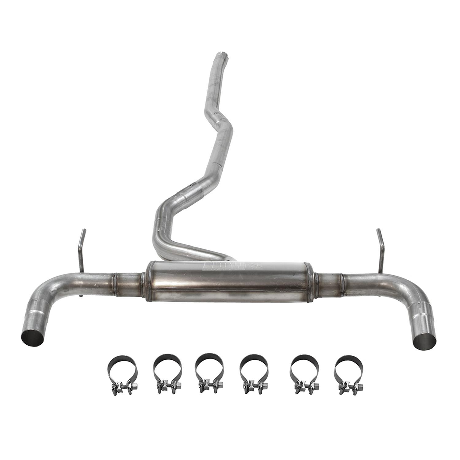 Flowmaster FlowFX Exhaust Systems for 2014-2022 CHEROKEE - 717810 System, FlowFX, Cat-Back, Stainless Steel, Natural, Black Ceramic Tips, Jeep, Kit thumbnail 2
