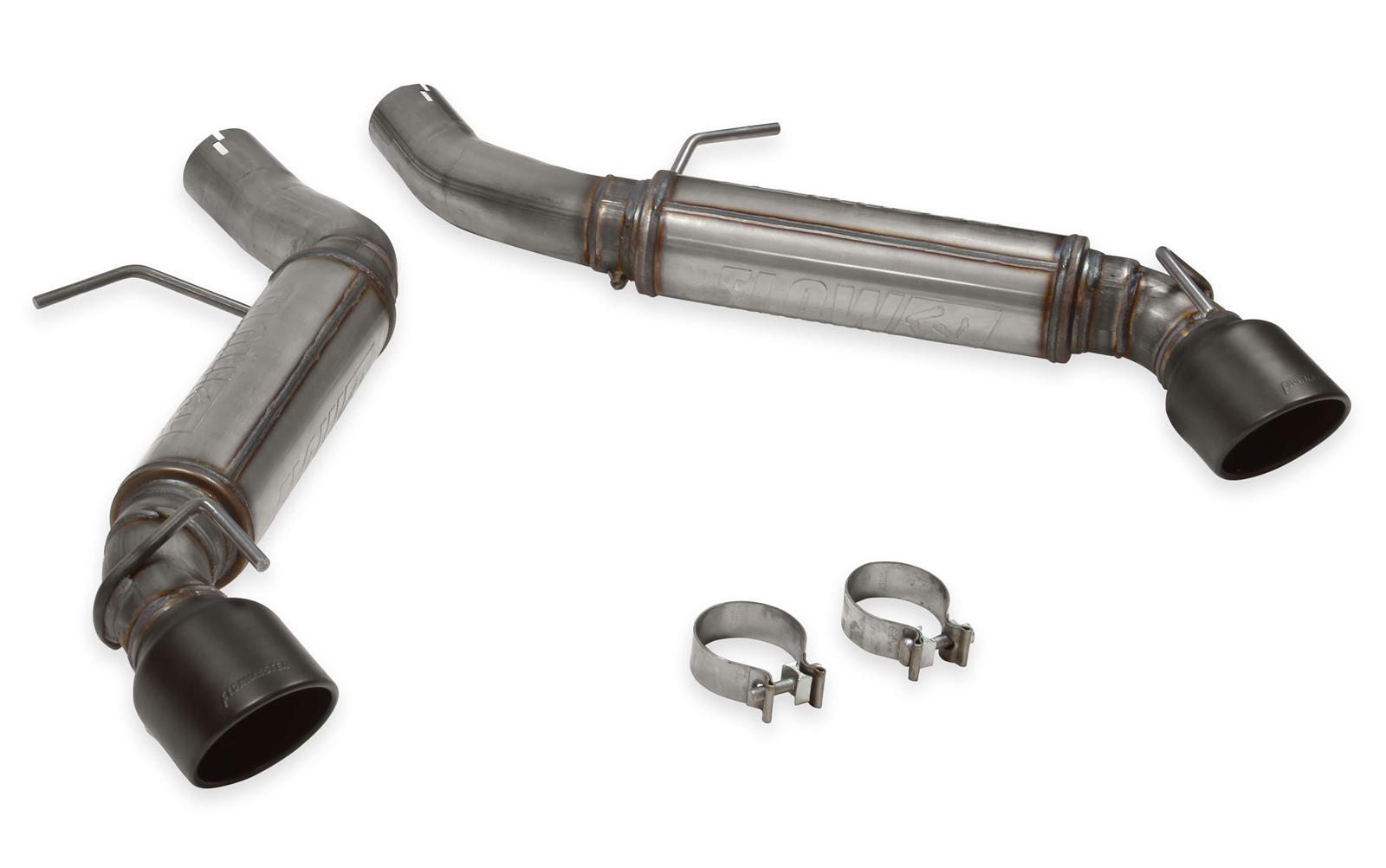 Flowmaster FlowFX Exhaust Systems 717828 System, Series, Rear Axle-Back, 409 Stainless Steel, Natural/Black, 3 in. Diameter, Black Ceramic Coated Tip, Chevy Kit thumbnail 5