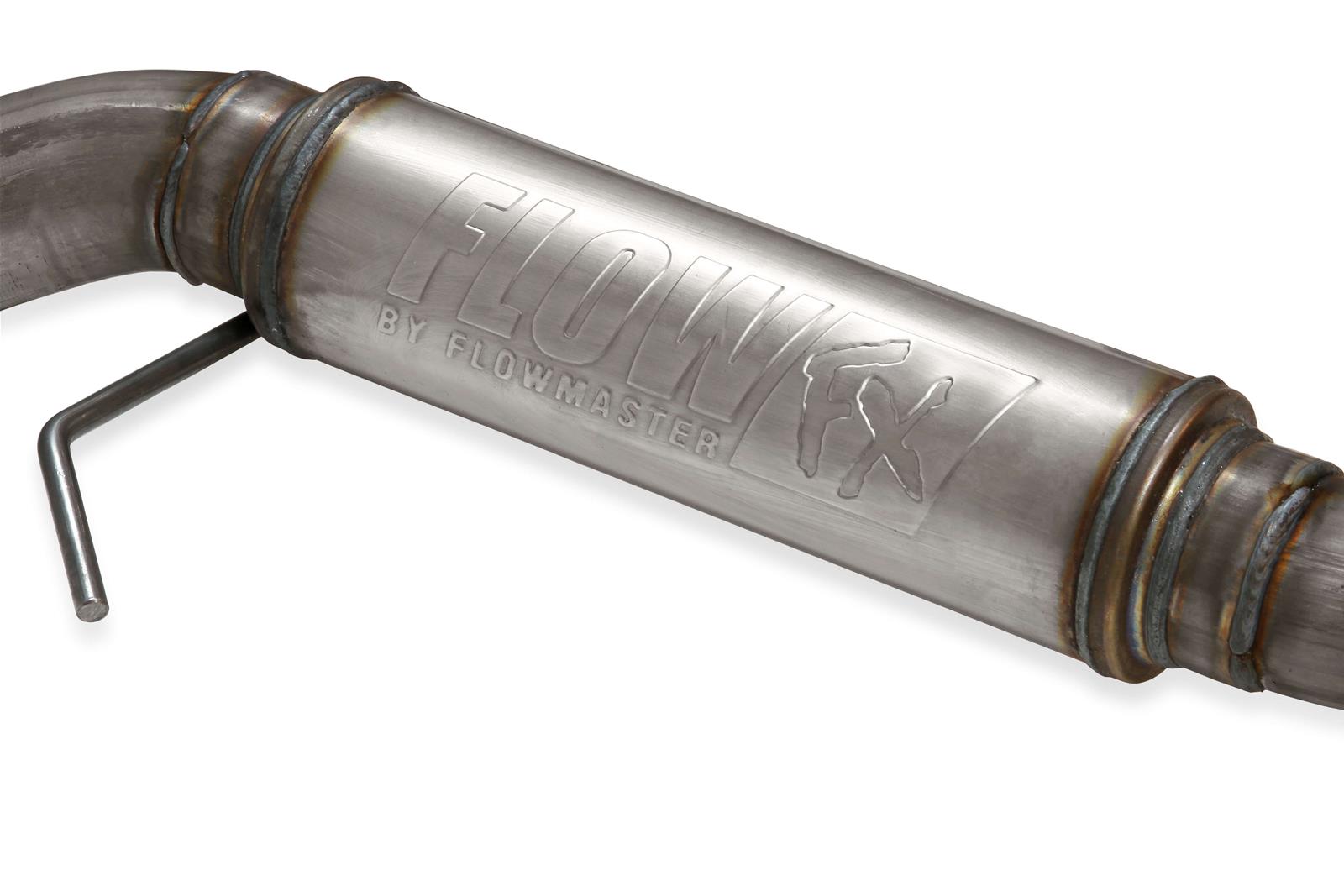 Flowmaster FlowFX Exhaust Systems 717828 System, Series, Rear Axle-Back, 409 Stainless Steel, Natural/Black, 3 in. Diameter, Black Ceramic Coated Tip, Chevy Kit thumbnail 3