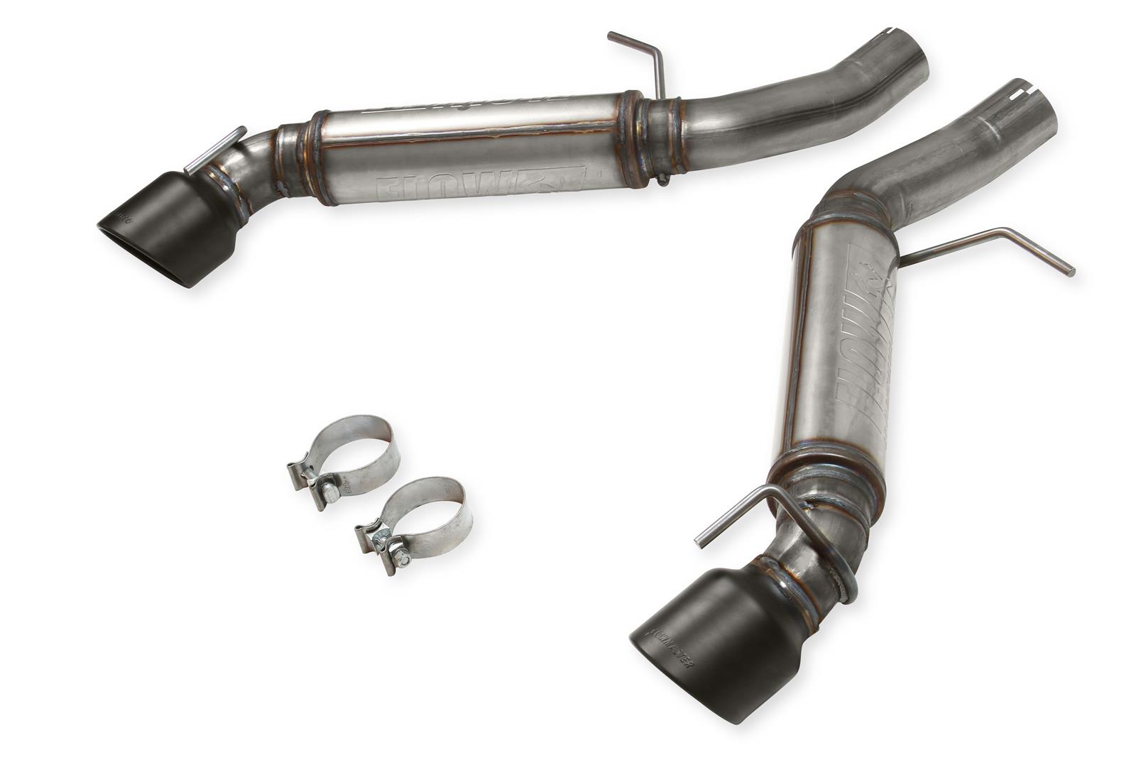 Flowmaster FlowFX Exhaust Systems 717828 System, Series, Rear Axle-Back, 409 Stainless Steel, Natural/Black, 3 in. Diameter, Black Ceramic Coated Tip, Chevy Kit thumbnail 6