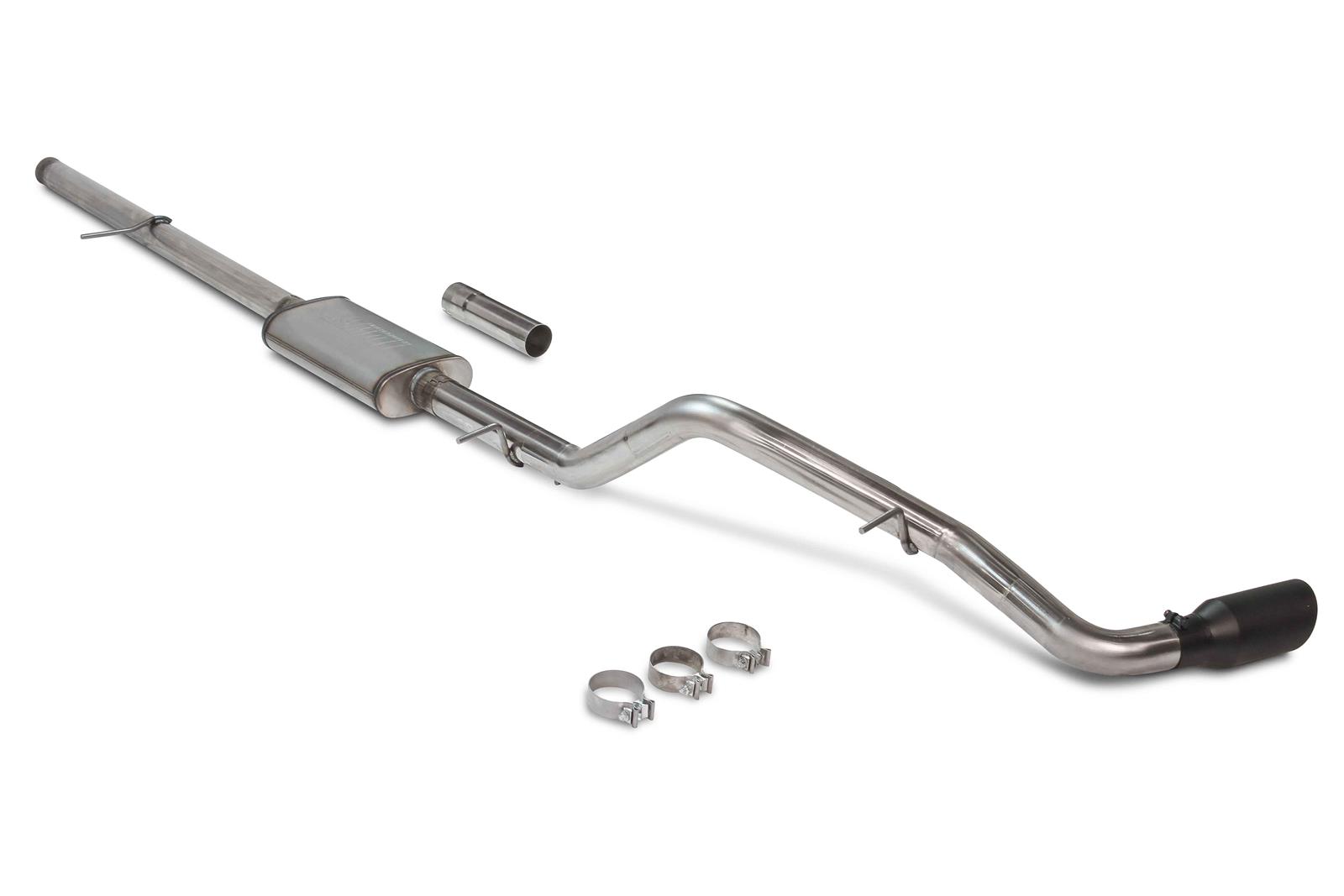 Flowmaster FlowFX Exhaust Systems 717858 System, Cat-back, FlowFX, 409 Stainless Steel, 4.50 in. Black Ceramic Coated Tip, Single, Chevy, GMC, 5.3L, Kit thumbnail 5