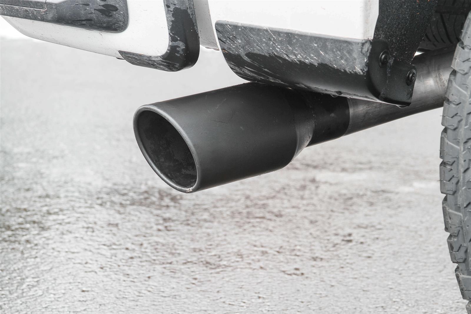 Flowmaster FlowFX Exhaust Systems 717858 System, Cat-back, FlowFX, 409 Stainless Steel, 4.50 in. Black Ceramic Coated Tip, Single, Chevy, GMC, 5.3L, Kit thumbnail 4