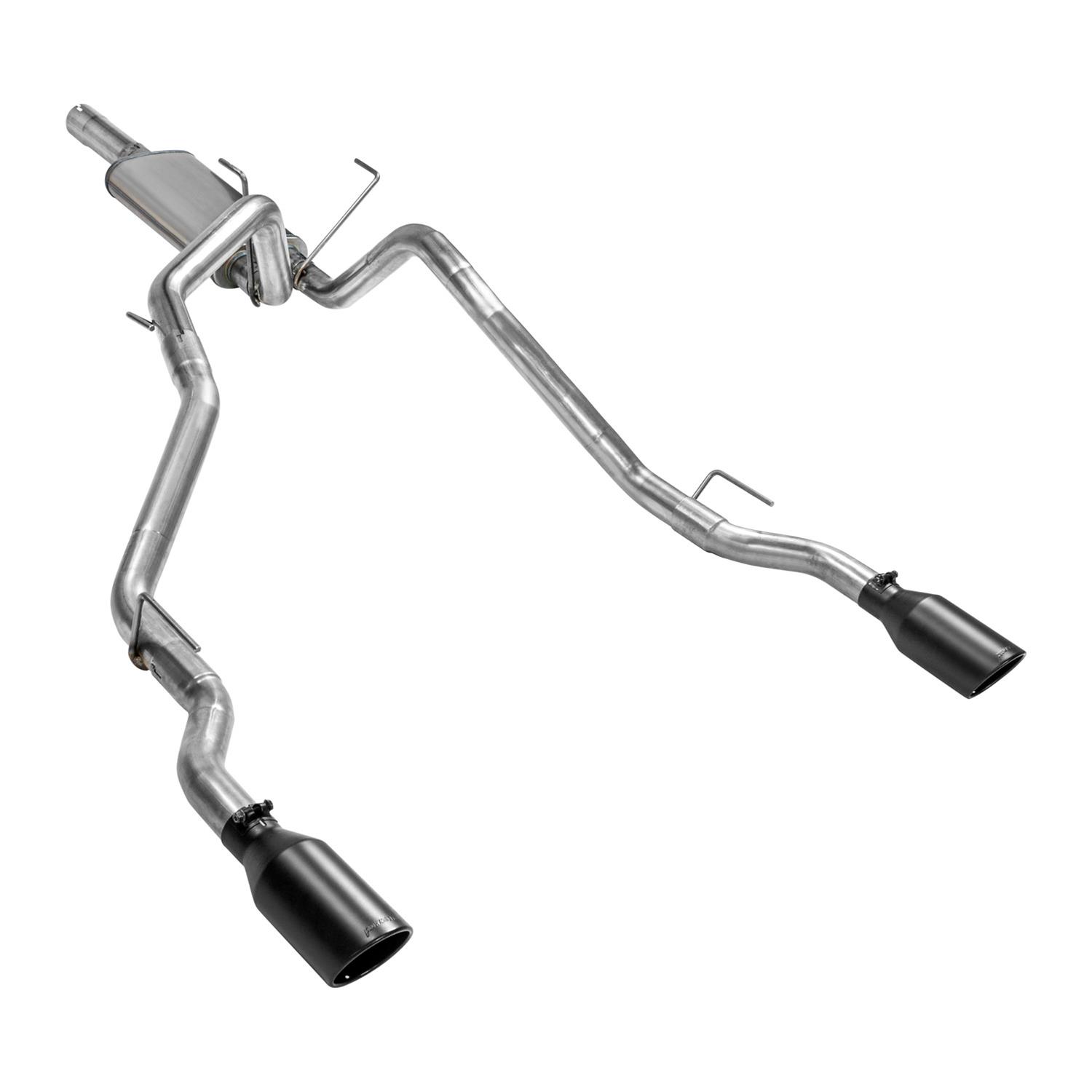 Flowmaster FlowFX Exhaust Systems for 2011-2018 1500, 2019-2024 1500 CLASSIC, 2009-2010 RAM - 717860 System, Cat-back, FlowFX, 409 Stainless Steel, 4.50 in. Black Ceramic Coated Tips, Dual Exit, Dodge, Ram, 5.7L, Kit thumbnail 4