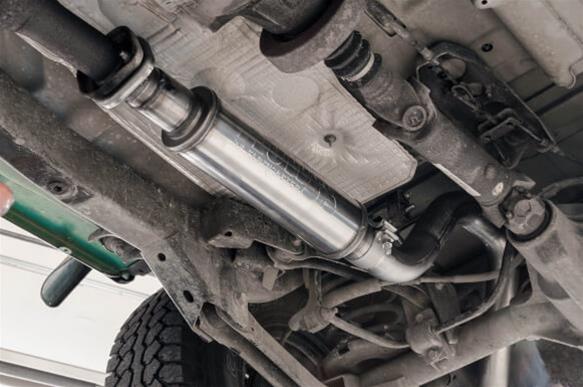 Flowmaster FlowFX Exhaust Systems 717865 System, Cat-back, FlowFX, 409 Stainless Steel, 3.50 in. Black Ceramic Coated Tip, Single, Jeep Wrangler, 2000-06, 4.0L, Kit thumbnail 8
