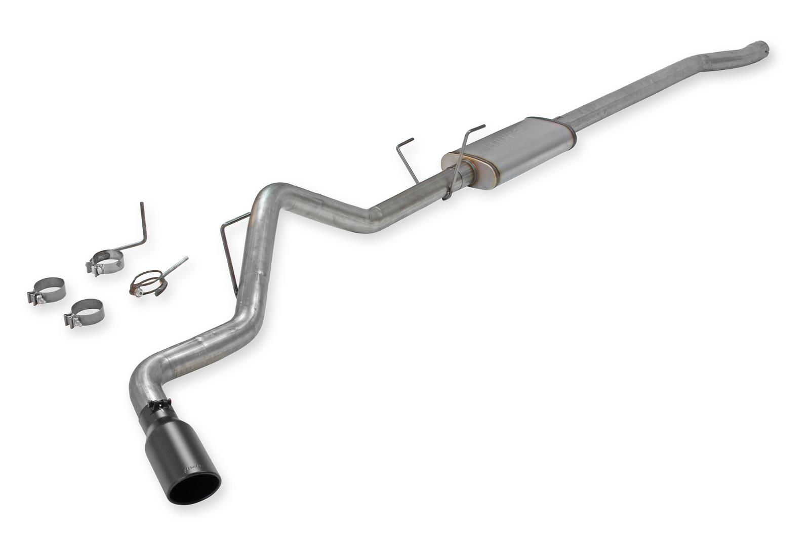 Flowmaster FlowFX Exhaust Systems 717867 System, FlowFX, Cat-back, Stainless Steel, 4.5 in. Black Ceramic Coated Tip, Single, Dodge Ram, 2003-2012, 5.7L, Kit thumbnail 3