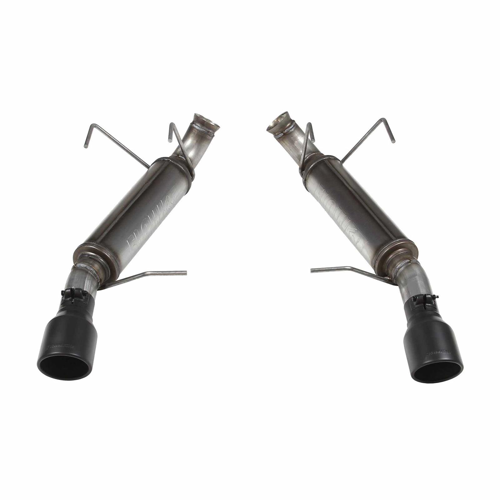 Flowmaster FlowFX Exhaust Systems 717877 System, Axle-Back, FlowFX, 409 Stainless Steel, 2.50 in. Diameter, Split Rear, Black Ceramic Tips, Ford, Kit thumbnail 2