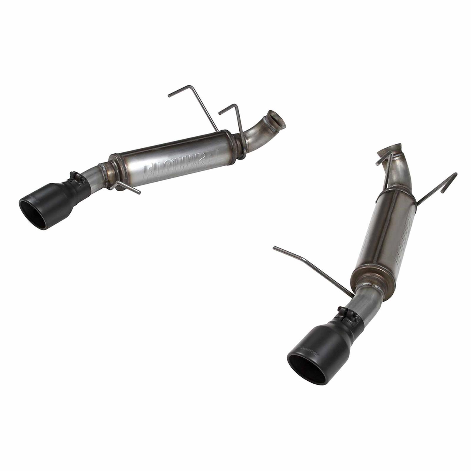Flowmaster FlowFX Exhaust Systems 717877 System, Axle-Back, FlowFX, 409 Stainless Steel, 2.50 in. Diameter, Split Rear, Black Ceramic Tips, Ford, Kit thumbnail 4