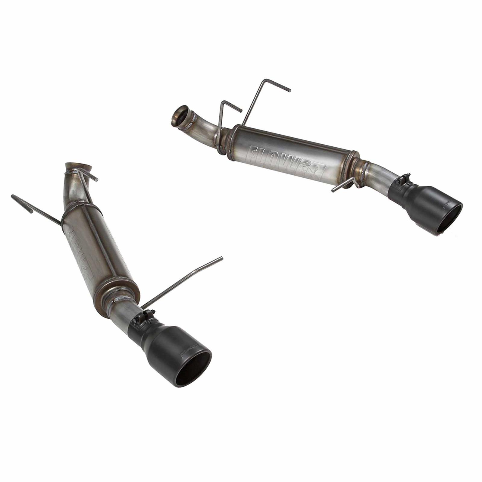 Flowmaster FlowFX Exhaust Systems 717877 System, Axle-Back, FlowFX, 409 Stainless Steel, 2.50 in. Diameter, Split Rear, Black Ceramic Tips, Ford, Kit thumbnail 3