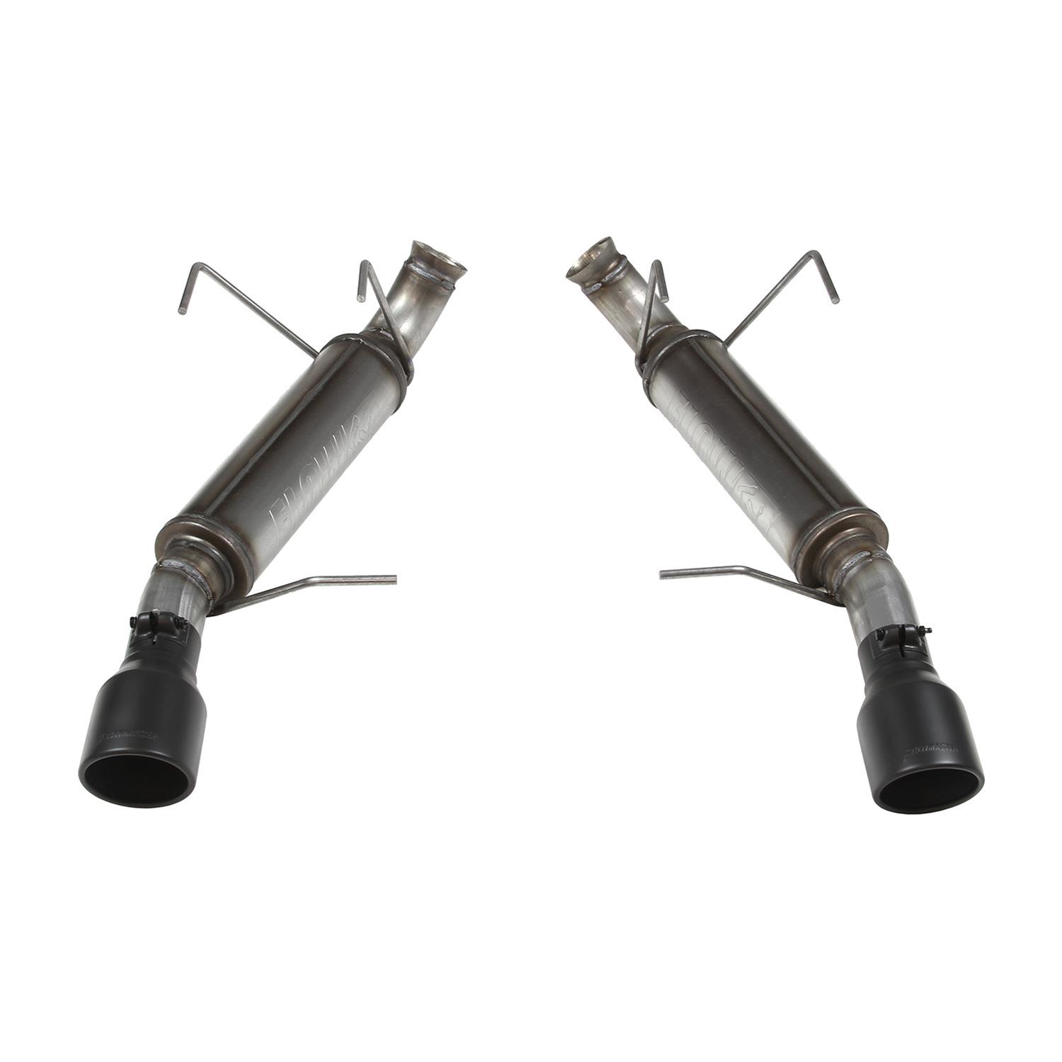 Flowmaster FlowFX Exhaust Systems 717877 System, Axle-Back, FlowFX, 409 Stainless Steel, 2.50 in. Diameter, Split Rear, Black Ceramic Tips, Ford, Kit thumbnail 6