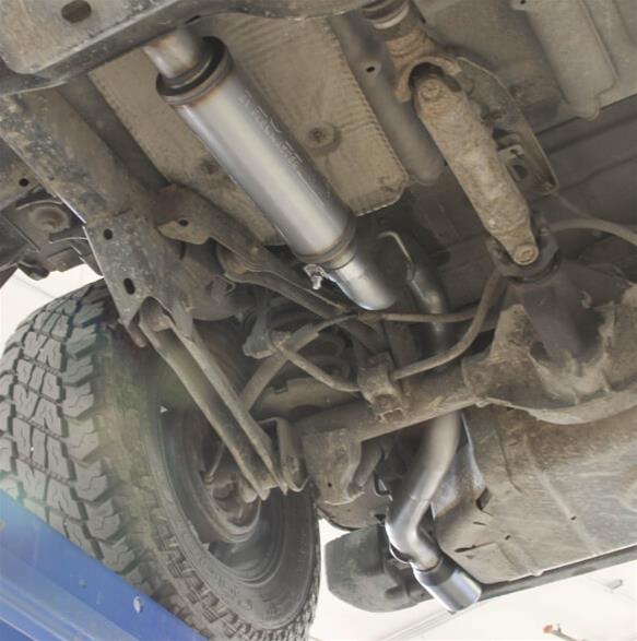 Flowmaster FlowFX Exhaust Systems 717880 System, Cat-back, FlowFX, 409 Stainless Steel, Single Exit, Jeep Wrangler, 1997-99, 4.0L, 2.5L, Kit thumbnail 4