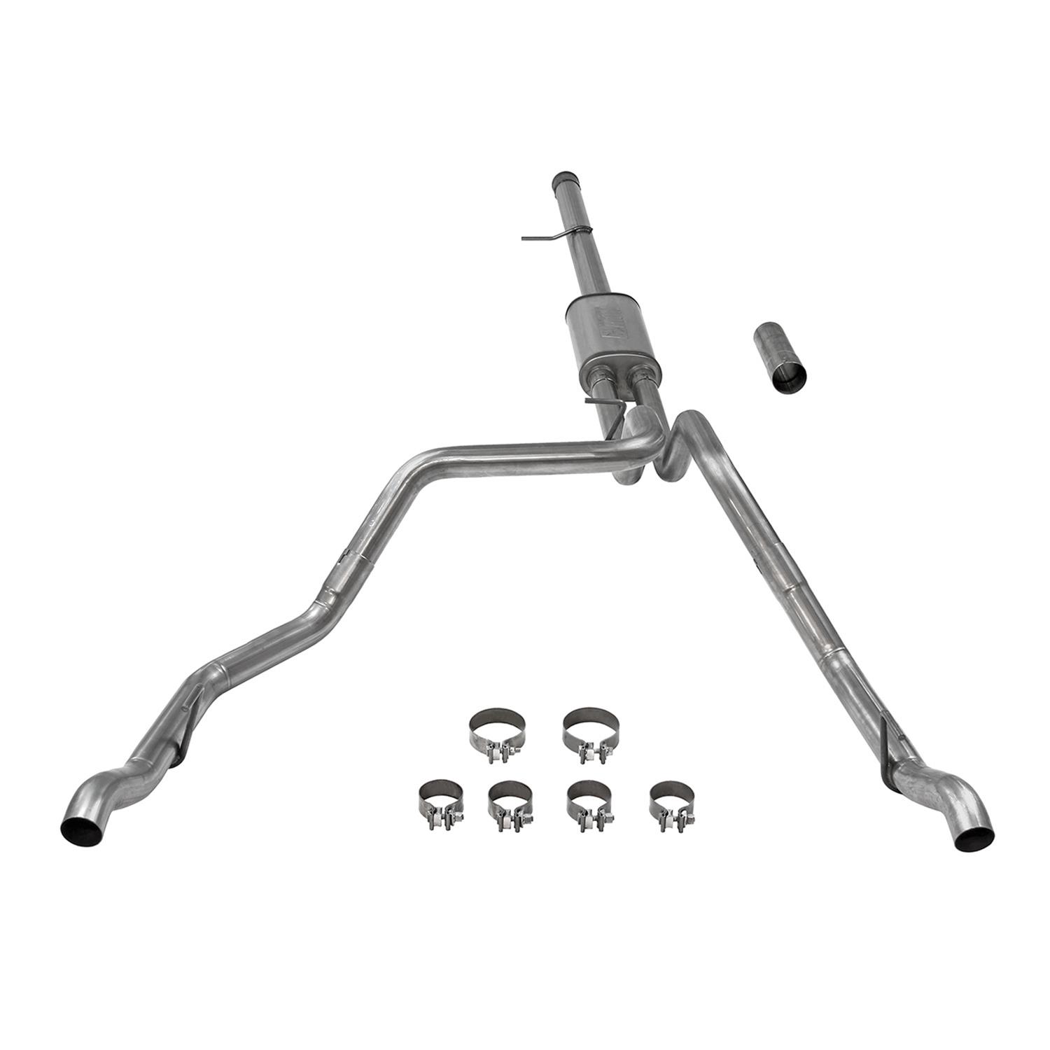 Flowmaster FlowFX Exhaust Systems 717890 System, Cat-back, FlowFX, 409 Stainless Steel, Split Rear Exit, Chevy, GMC, Kit thumbnail 6