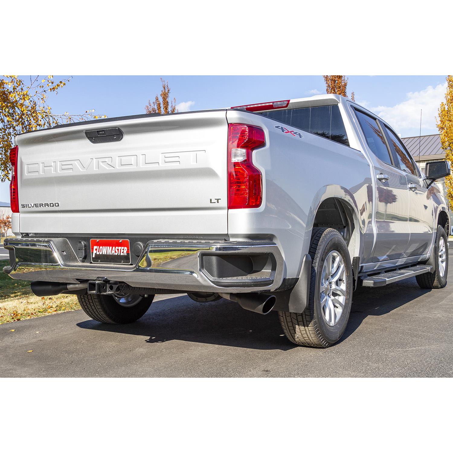 Flowmaster FlowFX Exhaust Systems 717893 System, Cat-back, FlowFX, 409 Stainless Steel, 4.50 in. Black Ceramic Coated Tips, Dual Exit, Chevy, GMC, 5.3L, Kit thumbnail 2