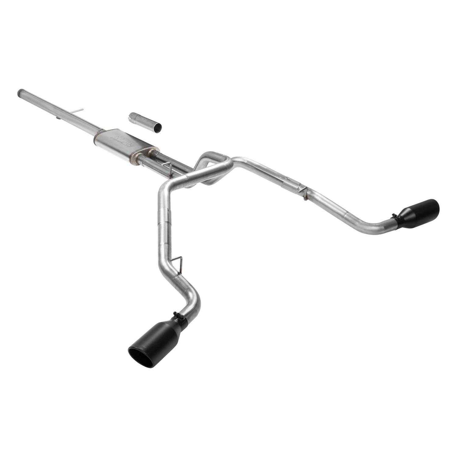 Flowmaster FlowFX Exhaust Systems 717893 System, Cat-back, FlowFX, 409 Stainless Steel, 4.50 in. Black Ceramic Coated Tips, Dual Exit, Chevy, GMC, 5.3L, Kit thumbnail 7