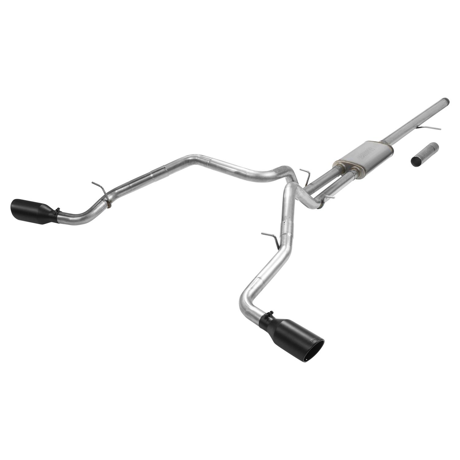 Flowmaster FlowFX Exhaust Systems 717893 System, Cat-back, FlowFX, 409 Stainless Steel, 4.50 in. Black Ceramic Coated Tips, Dual Exit, Chevy, GMC, 5.3L, Kit