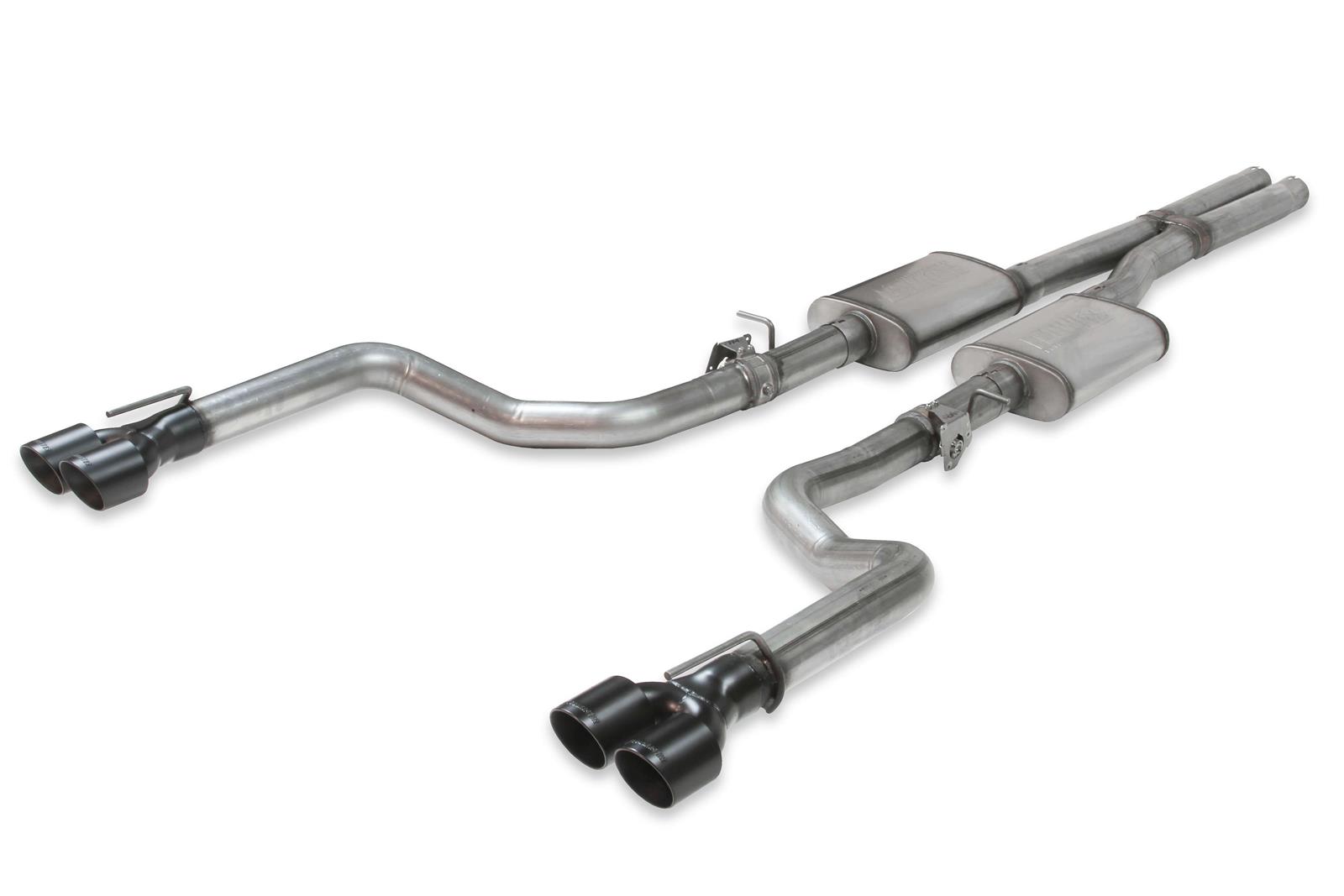 Flowmaster FlowFX Exhaust Systems 717904 System, Cat-back, FlowFX, 409 Stainless Steel, Four 3.50 in. Black Ceramic Coated Tips, Quad Exit, Dodge, 5.7L, Kit