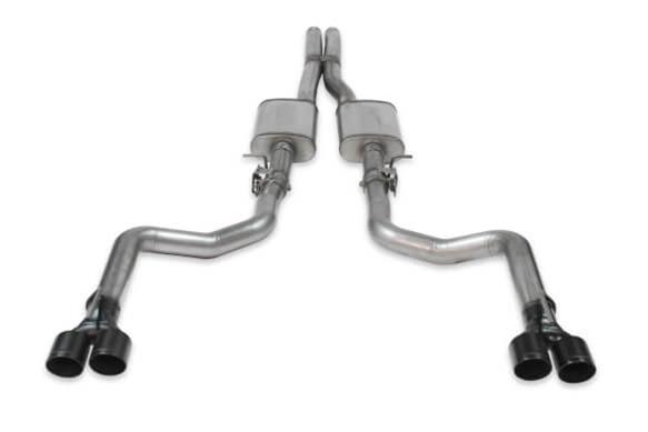 Flowmaster FlowFX Exhaust Systems 717904 System, Cat-back, FlowFX, 409 Stainless Steel, Four 3.50 in. Black Ceramic Coated Tips, Quad Exit, Dodge, 5.7L, Kit thumbnail 9