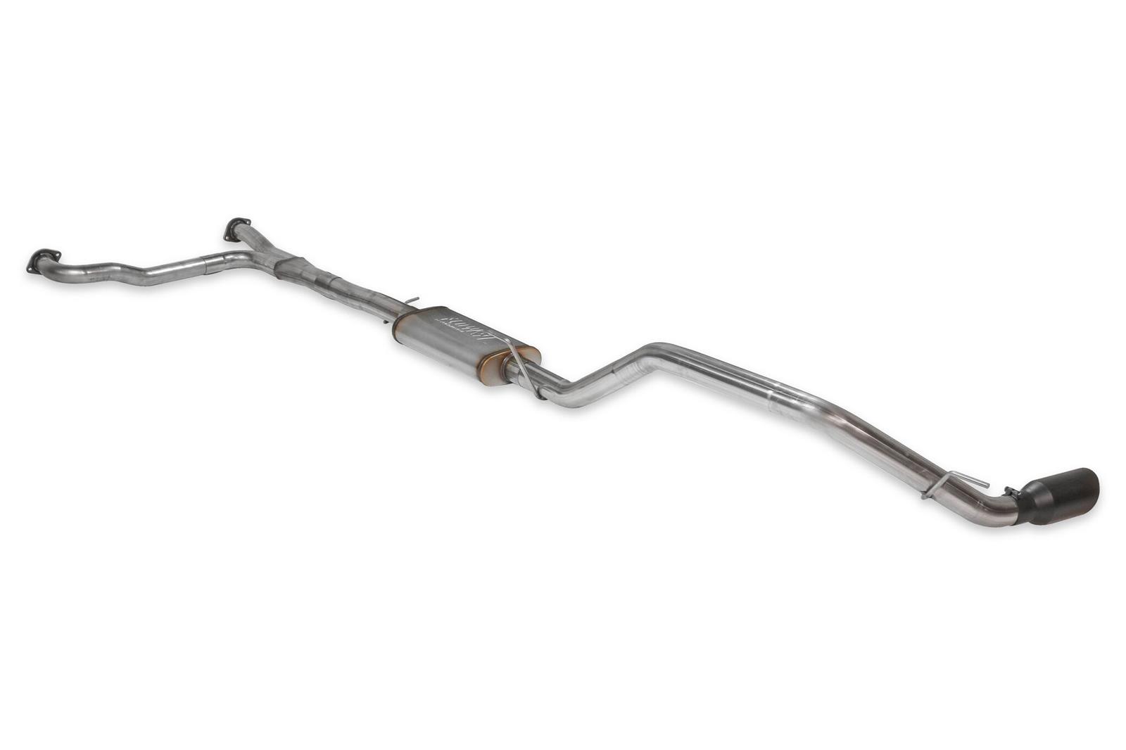 Flowmaster FlowFX Exhaust Systems for 2017-2024 TITAN - 717910 System, Cat-back, FlowFX, 409 Stainless Steel, 4.50 in. Black Ceramic Coated Tip, Single, Nissan, 5.6L, Kit thumbnail 2