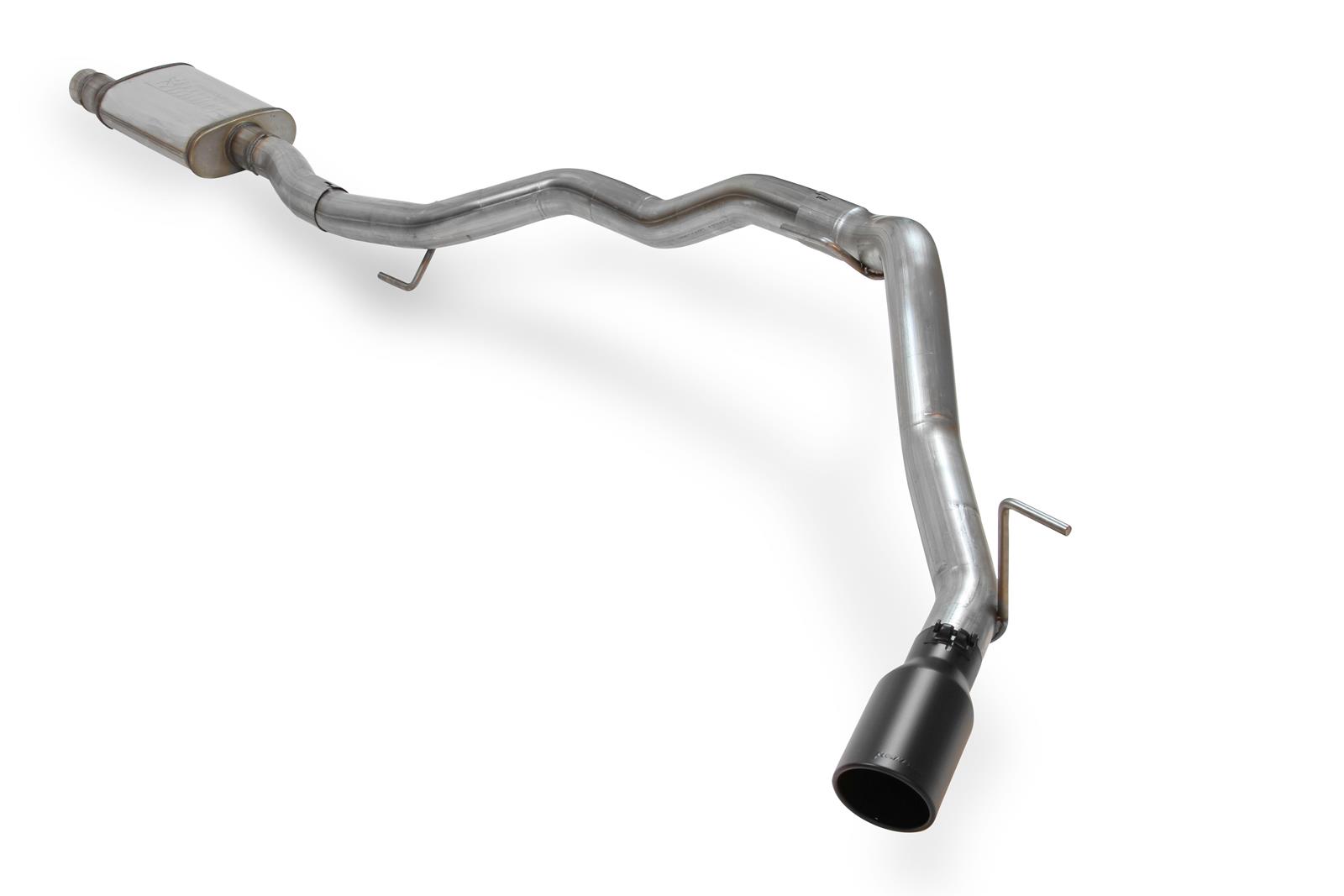 Flowmaster FlowFX Exhaust Systems 717912 System, FlowFX, Cat-Back, Single Drivers Side Exit, 409 Stainless Steel, Natural, Black Tip, Jeep, Kit thumbnail 4