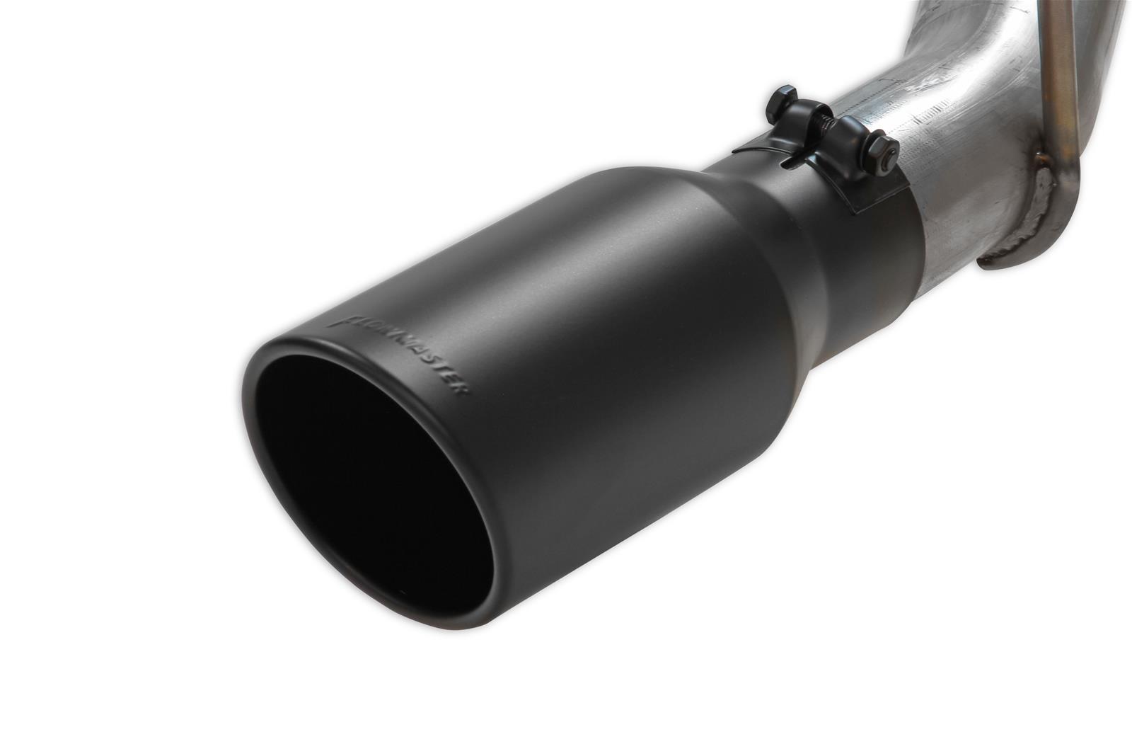 Flowmaster FlowFX Exhaust Systems 717912 System, FlowFX, Cat-Back, Single Drivers Side Exit, 409 Stainless Steel, Natural, Black Tip, Jeep, Kit thumbnail 6