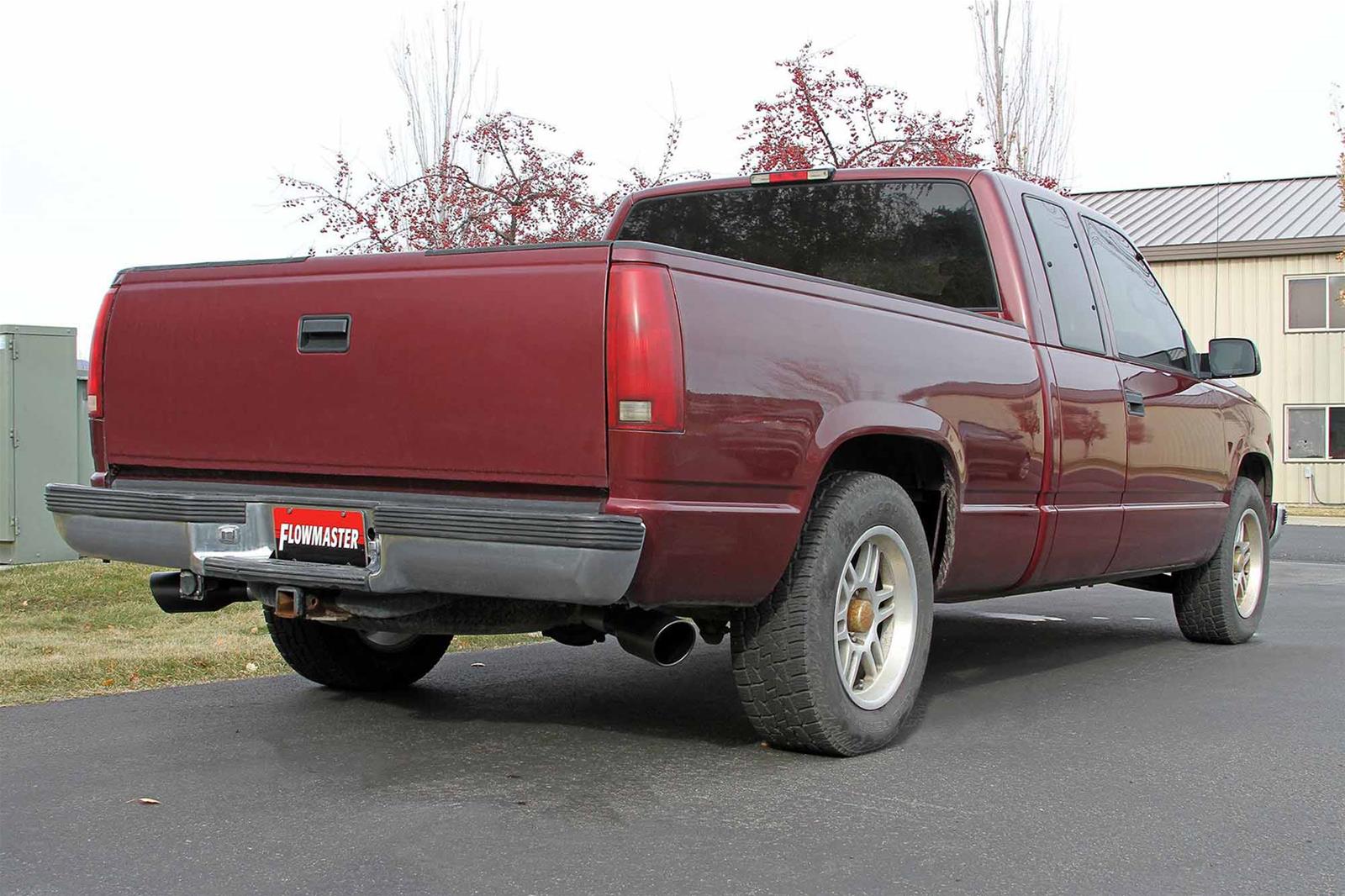 Flowmaster FlowFX Exhaust Systems 717923 System, Cat-back, FlowFX, 409 Stainless Steel, 4.50 in. Black Ceramic Tips, Dual Exit, Chevrolet, GMC, 5.7L, Kit thumbnail 5