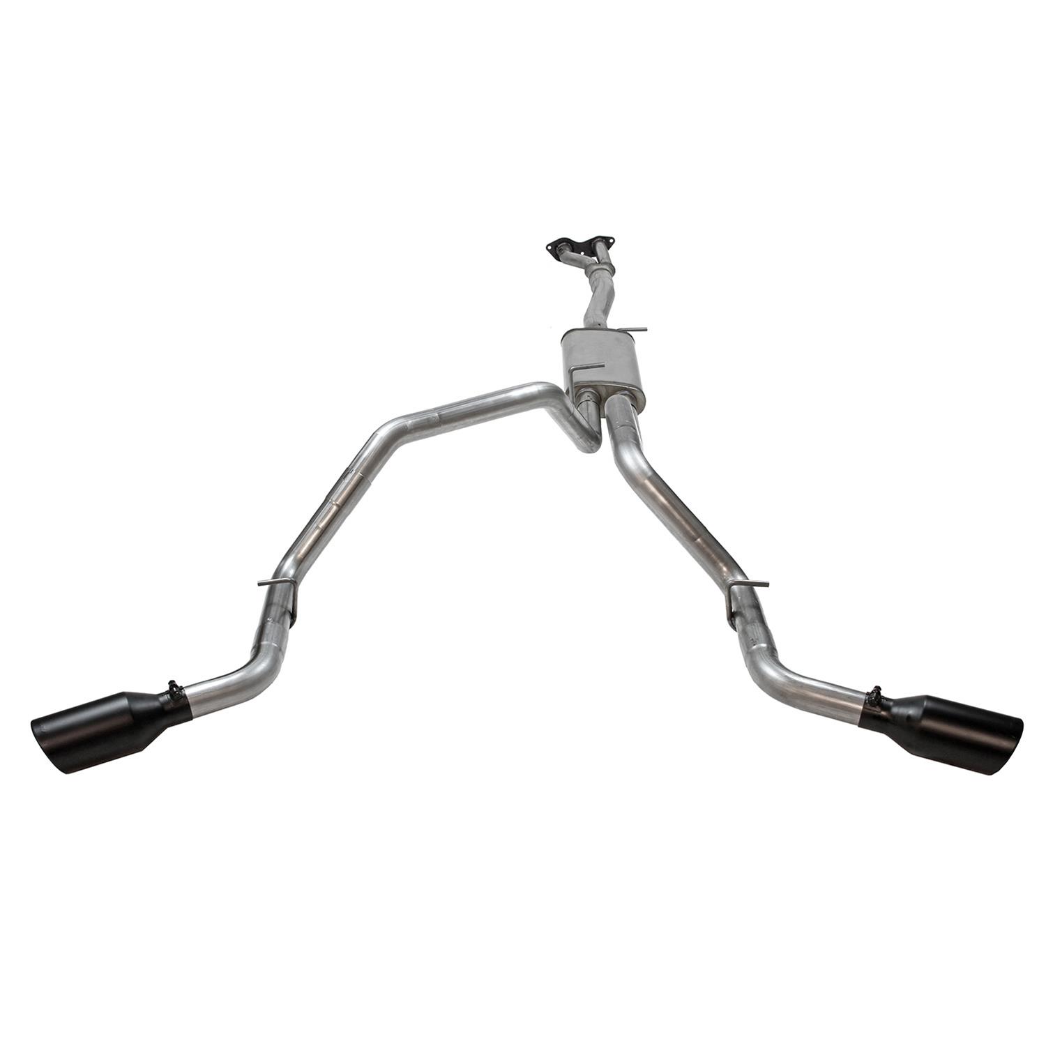 Flowmaster FlowFX Exhaust Systems 717923 System, Cat-back, FlowFX, 409 Stainless Steel, 4.50 in. Black Ceramic Tips, Dual Exit, Chevrolet, GMC, 5.7L, Kit thumbnail 6