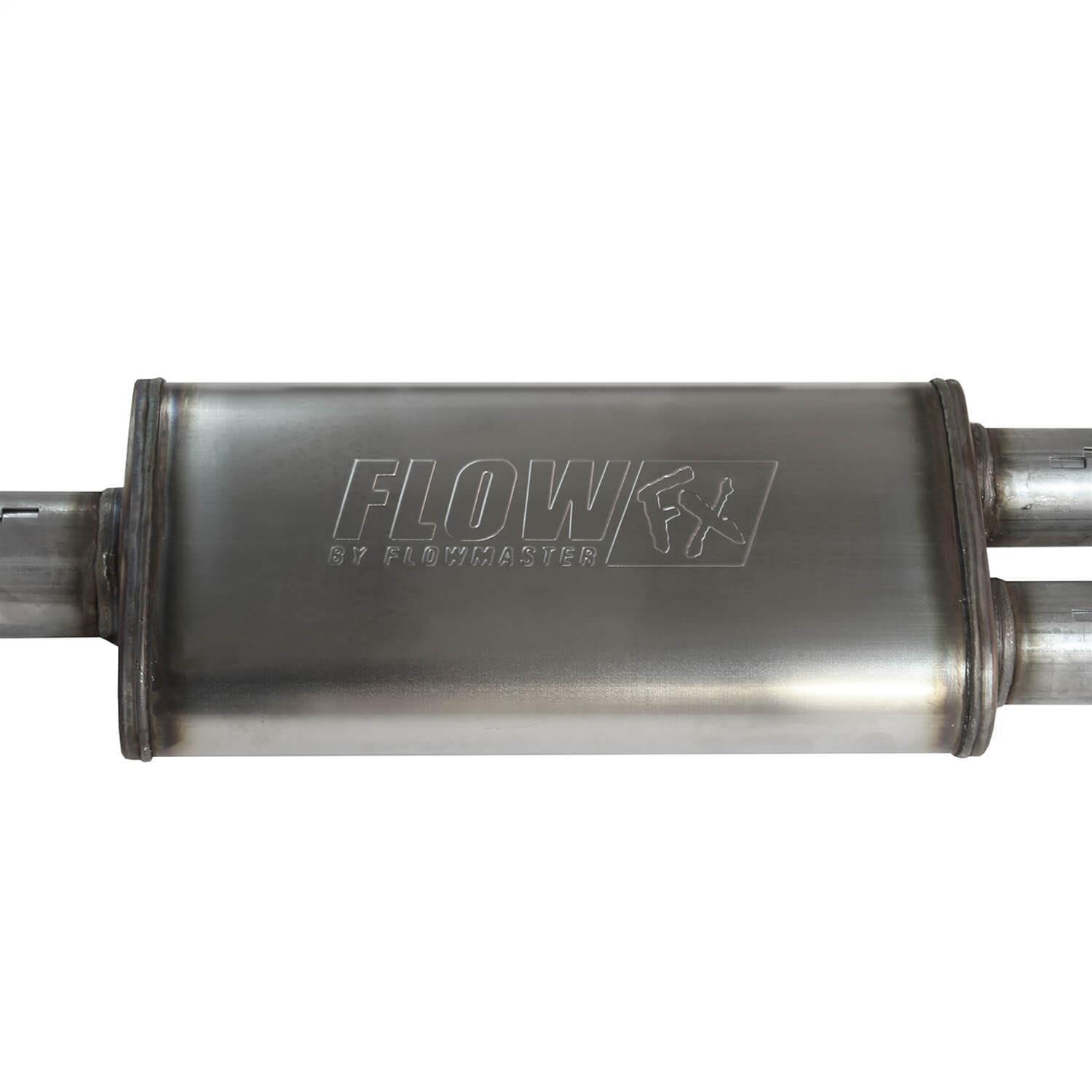 Flowmaster FlowFX Exhaust Systems 717929 System, FlowFX, Cat-back, 409 Stainless Steel, natural, Dual Exit, Chevy, GMC, 5.3L, Kit thumbnail 4