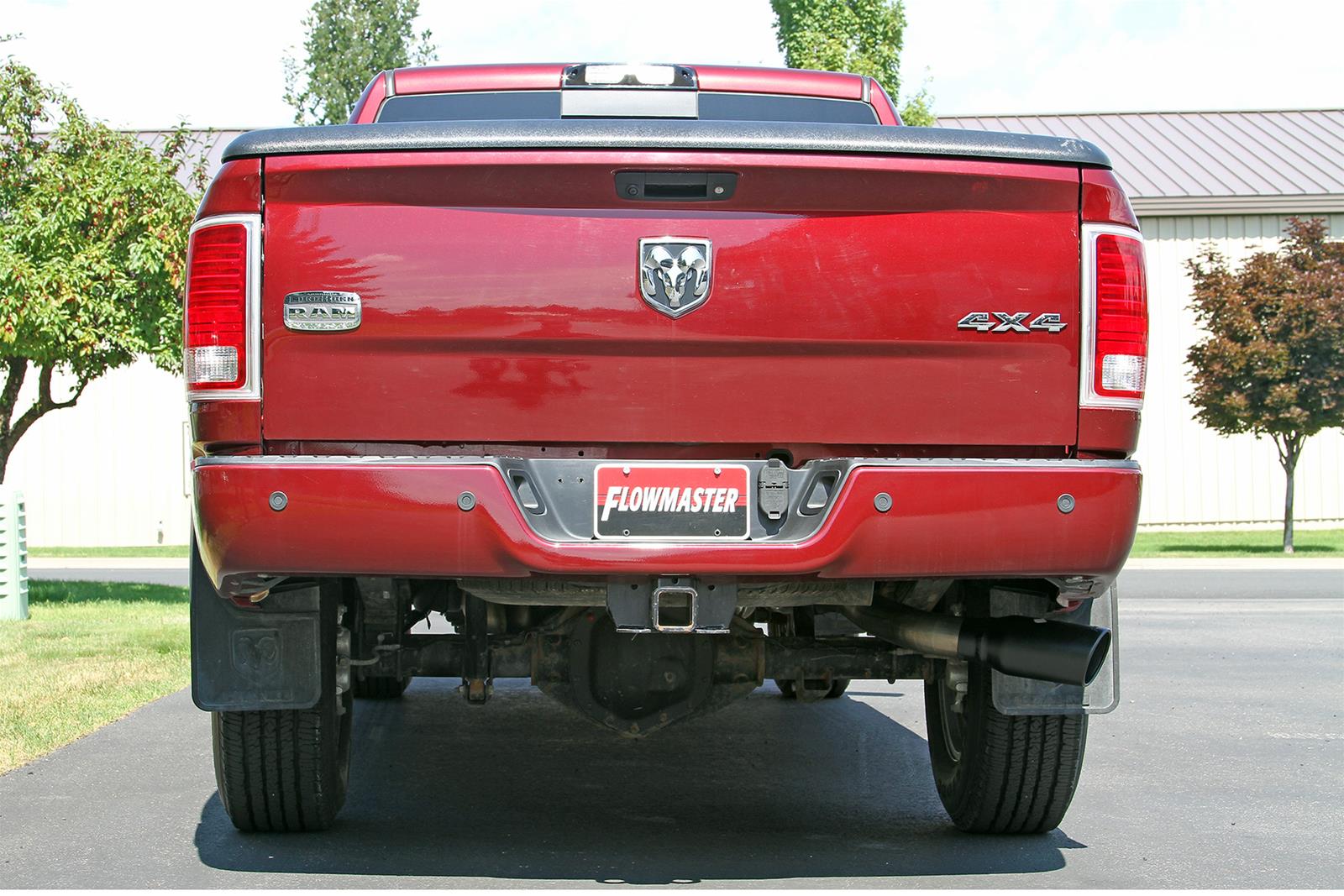 Flowmaster FlowFX Exhaust Systems 717930 System, Cat-Back, FlowFX, 409 Stainless Steel, Single Passenger Side Exit, Black Ceramic Tip, Ram, Kit thumbnail 2