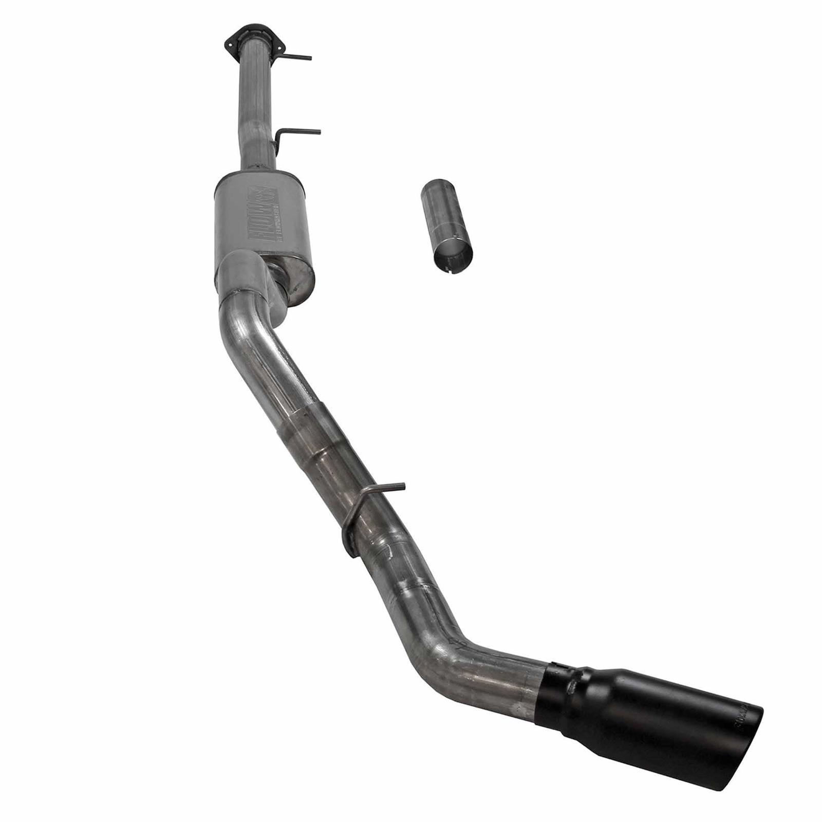 Flowmaster FlowFX Exhaust Systems 717931 System, Cat-back, FlowFX, 409 Stainless Steel, 5.00 in. Black Ceramic Tips, Dual Exit, Chevrolet, GMC, 6.0L, Kit thumbnail 3