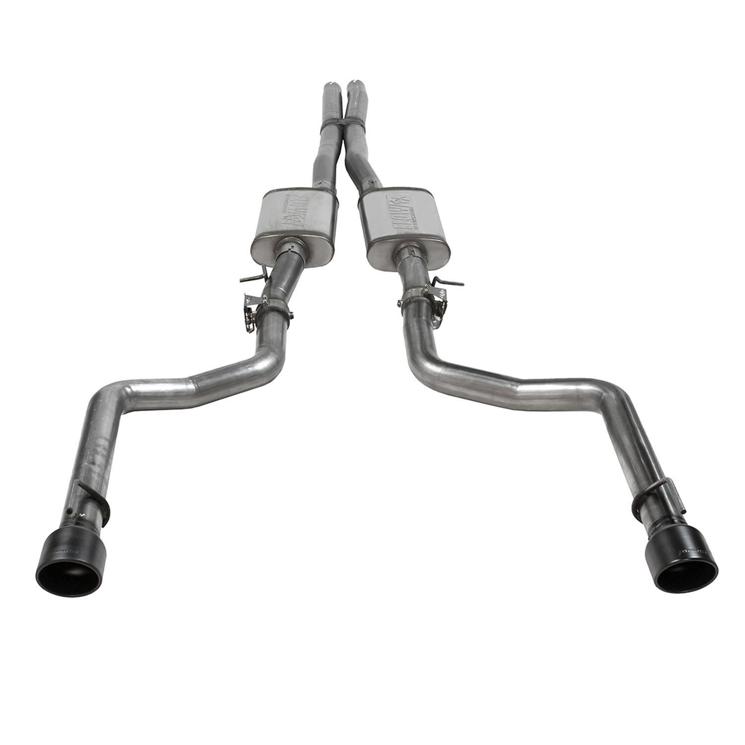 Flowmaster FlowFX Exhaust Systems 717935 System, Cat-back, Stainless, Natrual, Dual, Active Exhaust, Black Ceramic Tips, Dodge, 6.2L, 6.4L, Kit thumbnail 5