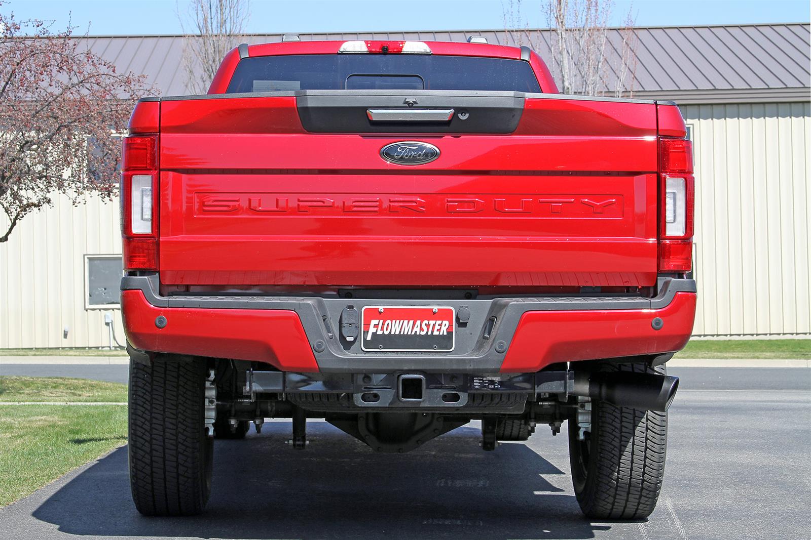Flowmaster FlowFX Exhaust Systems 717943 System, Cat-back, FlowFX, 409 Stainless Steel, Single Passenger Side Exit, Black Ceramic Tip, Ford, Kit thumbnail 2