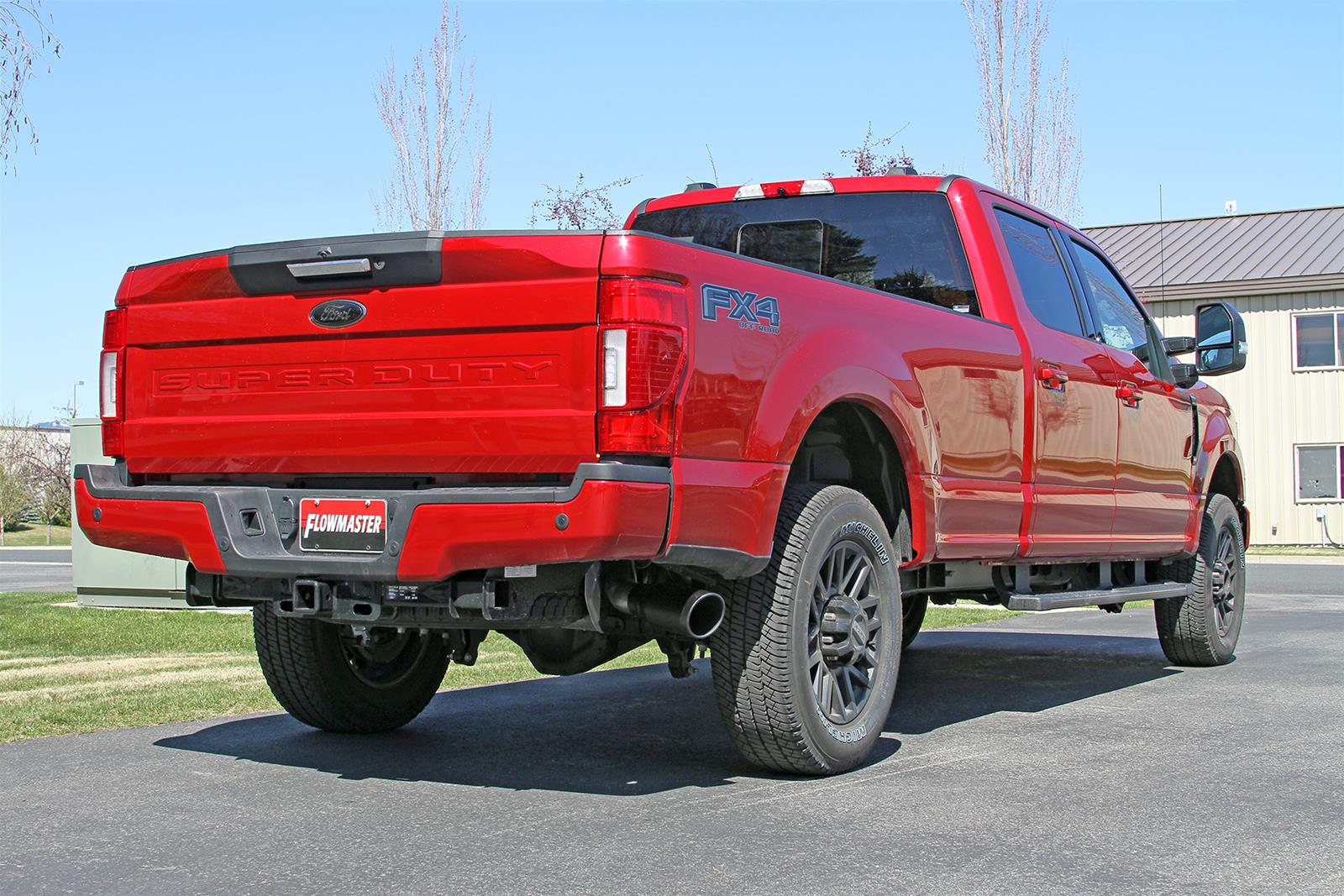 Flowmaster FlowFX Exhaust Systems 717943 System, Cat-back, FlowFX, 409 Stainless Steel, Single Passenger Side Exit, Black Ceramic Tip, Ford, Kit