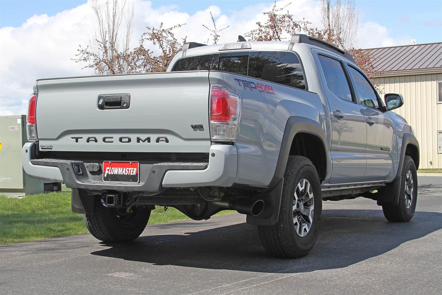 Flowmaster FlowFX Exhaust Systems 717944 System, Cat-back, FlowFX, 2.5 in. 409 Stainless Steel, 3.50 in. Black Ceramic Coated Tip, Single, Toyota, RWD/4WD, All Wheelbases, Kit thumbnail 5