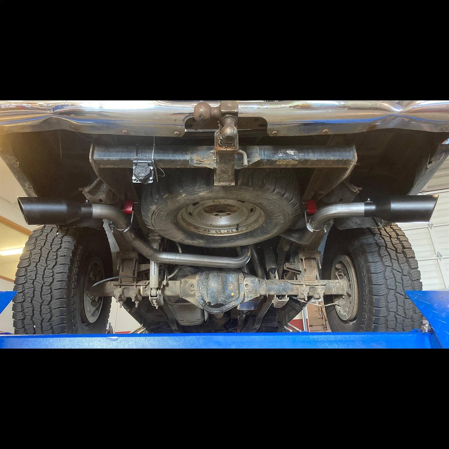 Flowmaster FlowFX Exhaust Systems for 1994-2002 RAM 1500, 2500, 3500 - 717946 System, FlowFX, Cat-back, 409 Stainless Steel, Natural, Dual Split Rear Exit, Dodge, Kit thumbnail 2
