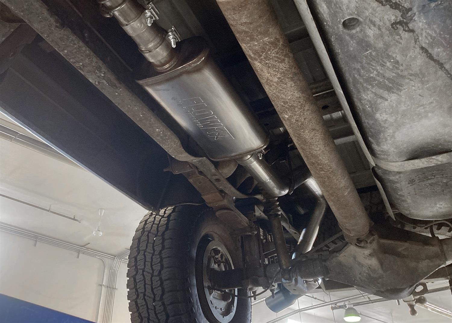 Flowmaster FlowFX Exhaust Systems 717947 System, FlowFX, Cat-back, Stainless Steel, 3.00 in. With 4.50 in. Black Ceramic Coated Tip, Single, Dodge Ram, Kit thumbnail 7