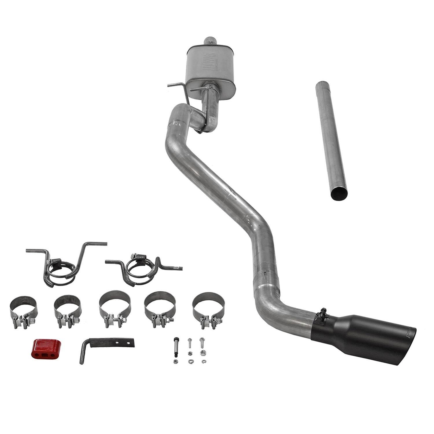 Flowmaster FlowFX Exhaust Systems 717947 System, FlowFX, Cat-back, Stainless Steel, 3.00 in. With 4.50 in. Black Ceramic Coated Tip, Single, Dodge Ram, Kit thumbnail 4