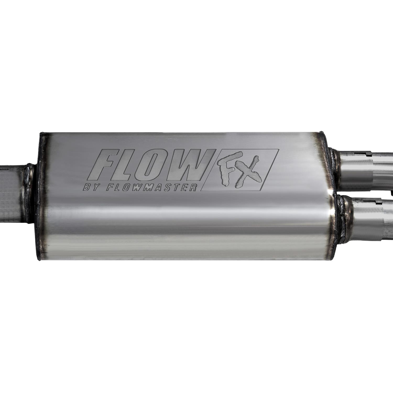 Flowmaster FlowFX Exhaust Systems for 2011-2018 SIERRA 1500, SILVERADO 1500 - 717988 System, Cat-back, FlowFX, 409 Stainless Steel, 4.50 in. Black Ceramic Tips, Dual Exit, Chevrolet, GMC, 6.2L, Kit thumbnail 6