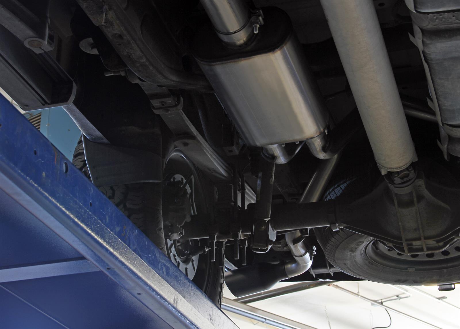 Flowmaster FlowFX Exhaust Systems for 2011-2018 SIERRA 1500, SILVERADO 1500 - 717988 System, Cat-back, FlowFX, 409 Stainless Steel, 4.50 in. Black Ceramic Tips, Dual Exit, Chevrolet, GMC, 6.2L, Kit thumbnail 5
